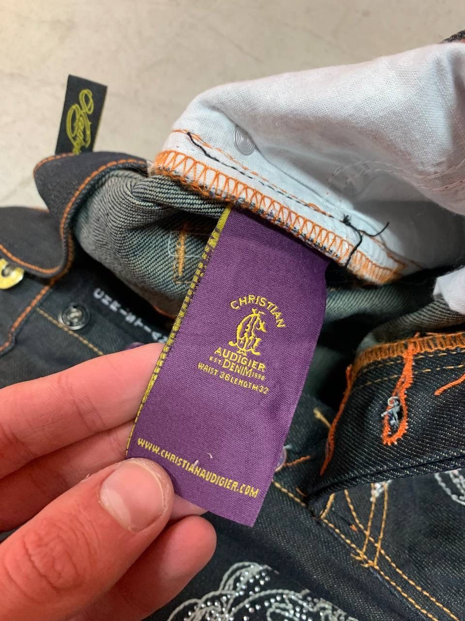 Christian Audigier Christian Audigier Denim Pants rare Size US 36 / EU 52 - 9 Thumbnail
