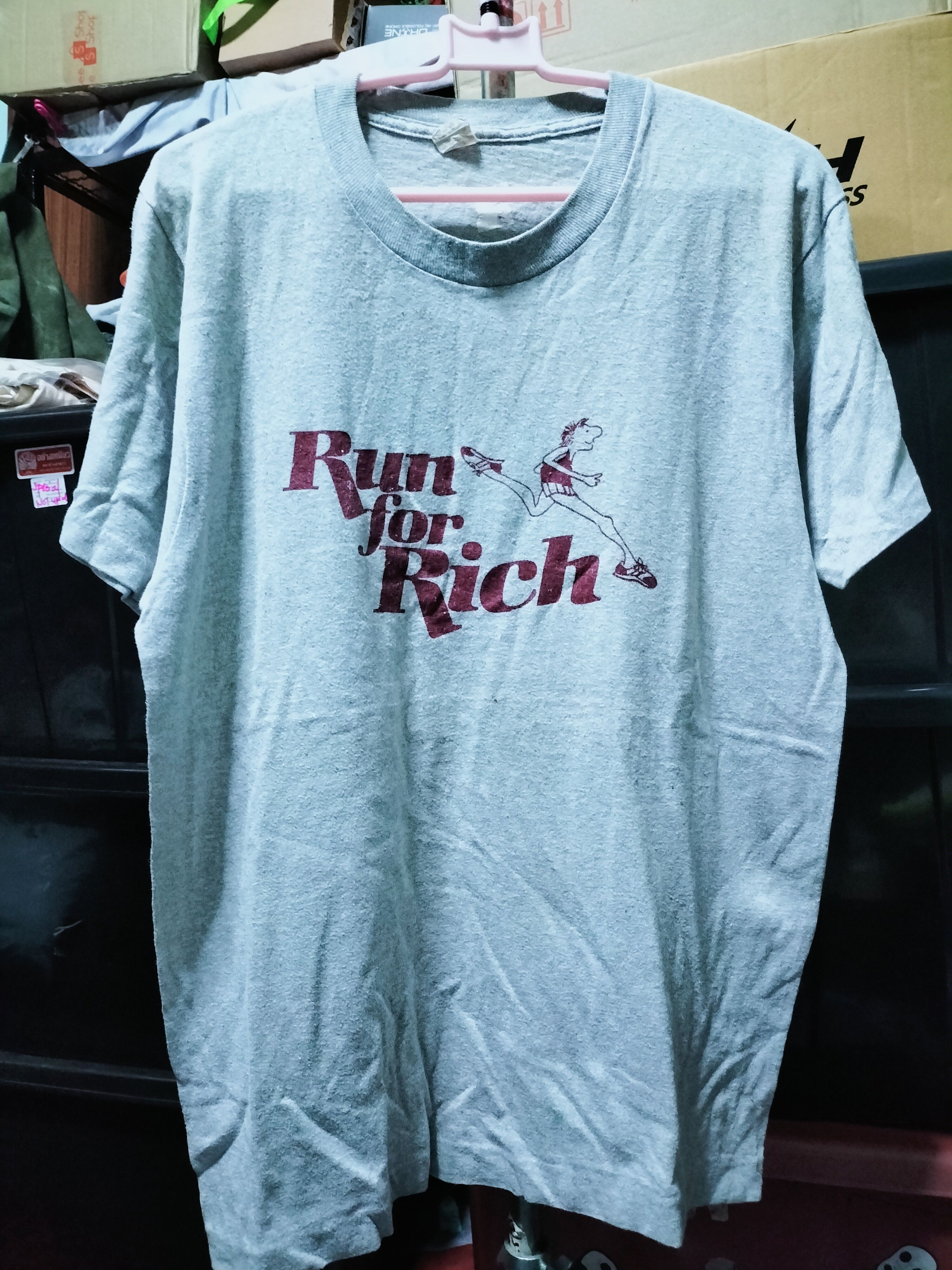 Other Vintage 80s Run for Rich Runner fashion street sportswear Size US L / EU 52-54 / 3 - 1 Thumbnail