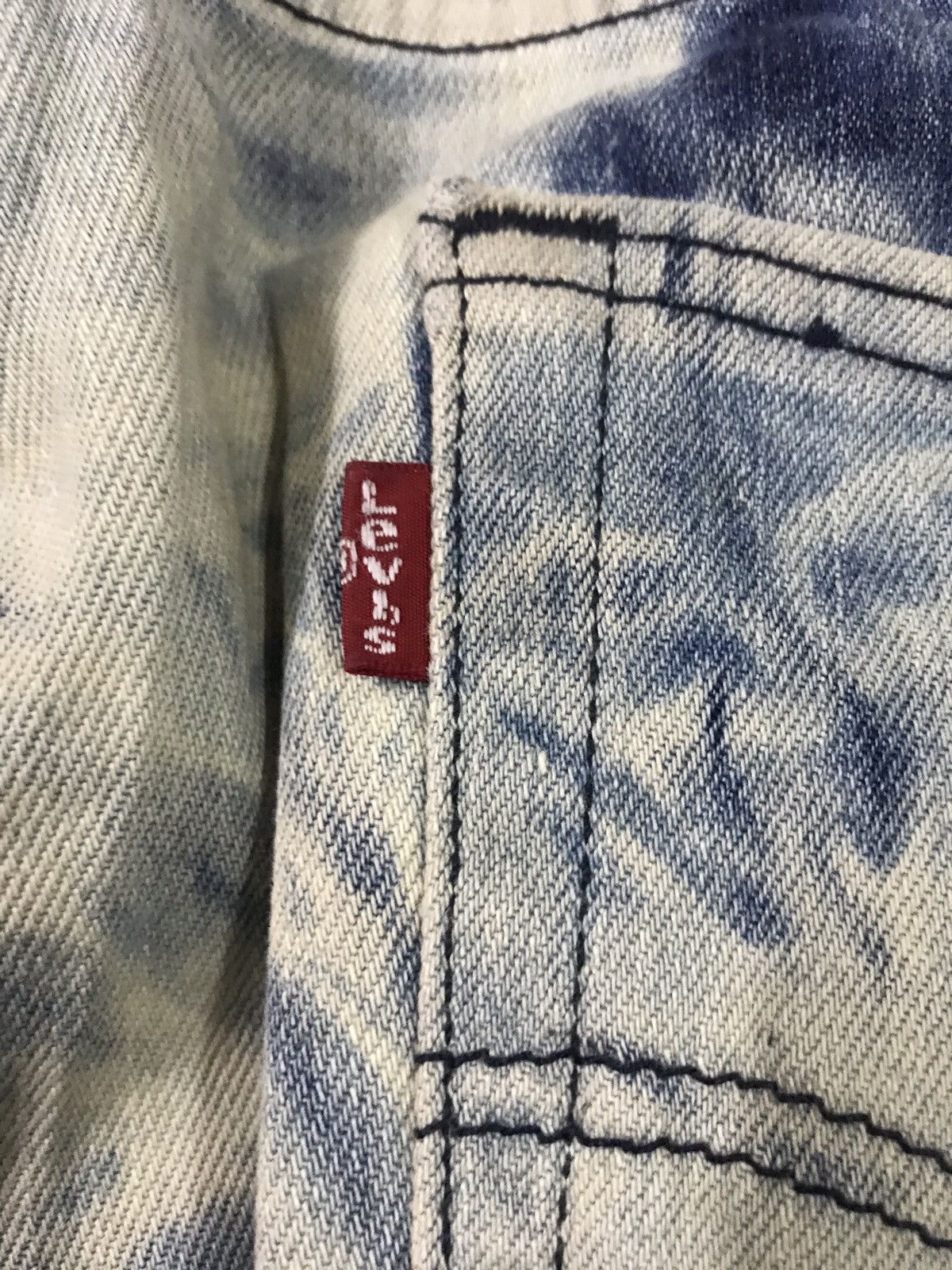 Levi's Asid Wash Distressed Levis Denim Jeans Size 38 Size US 38 / EU 54 - 5 Thumbnail
