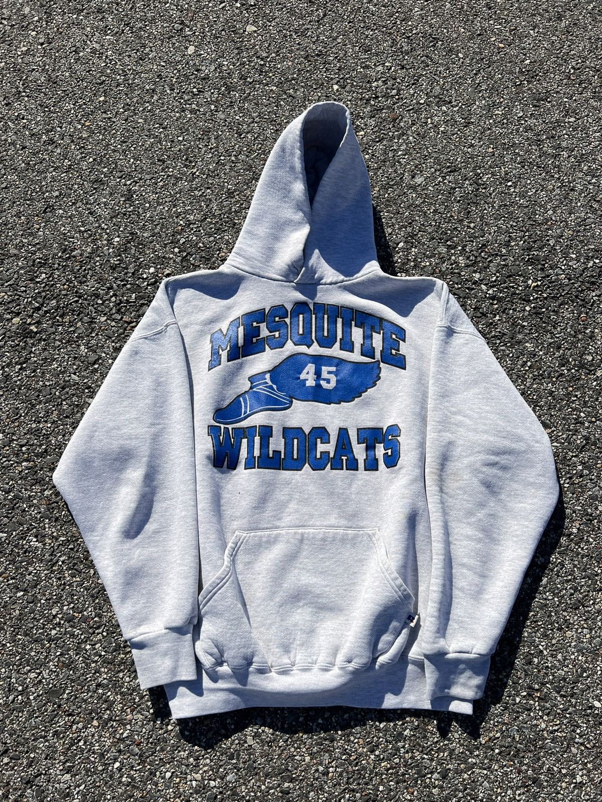 Vintage gray Russell athletic hoodie