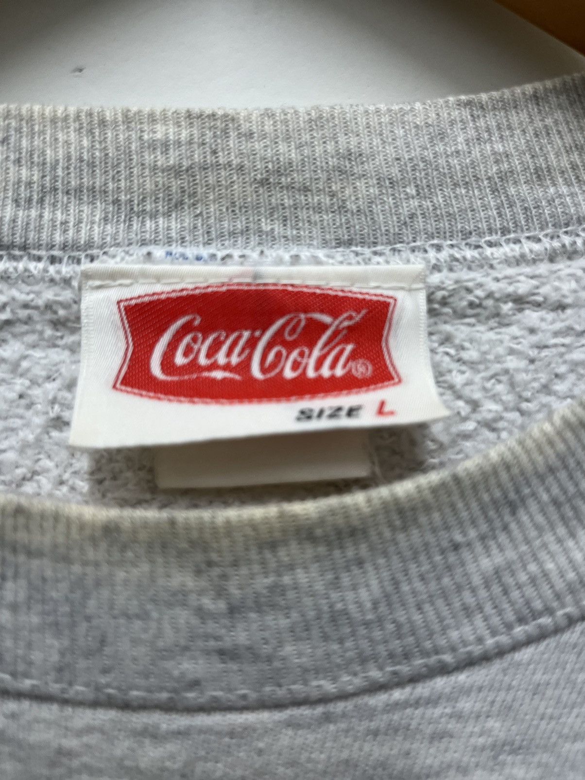 Coca Cola Vintage Coca Cola Classic Logo Grey Sweatshirt Size US L / EU 52-54 / 3 - 4 Thumbnail