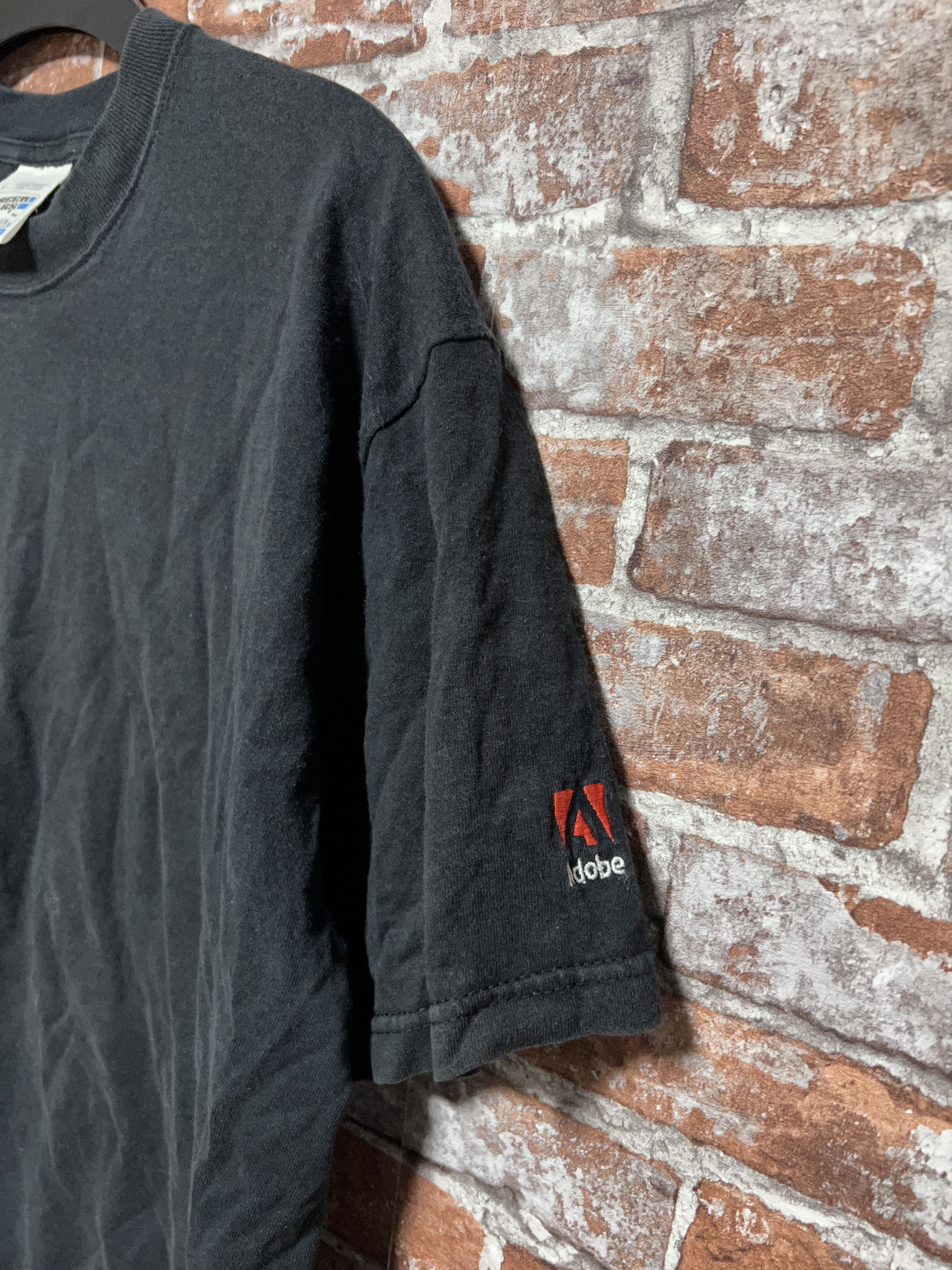Vintage Vintage 90s Adobe Logo Screen Stars T-shirt Size US L / EU 52-54 / 3 - 2 Thumbnail