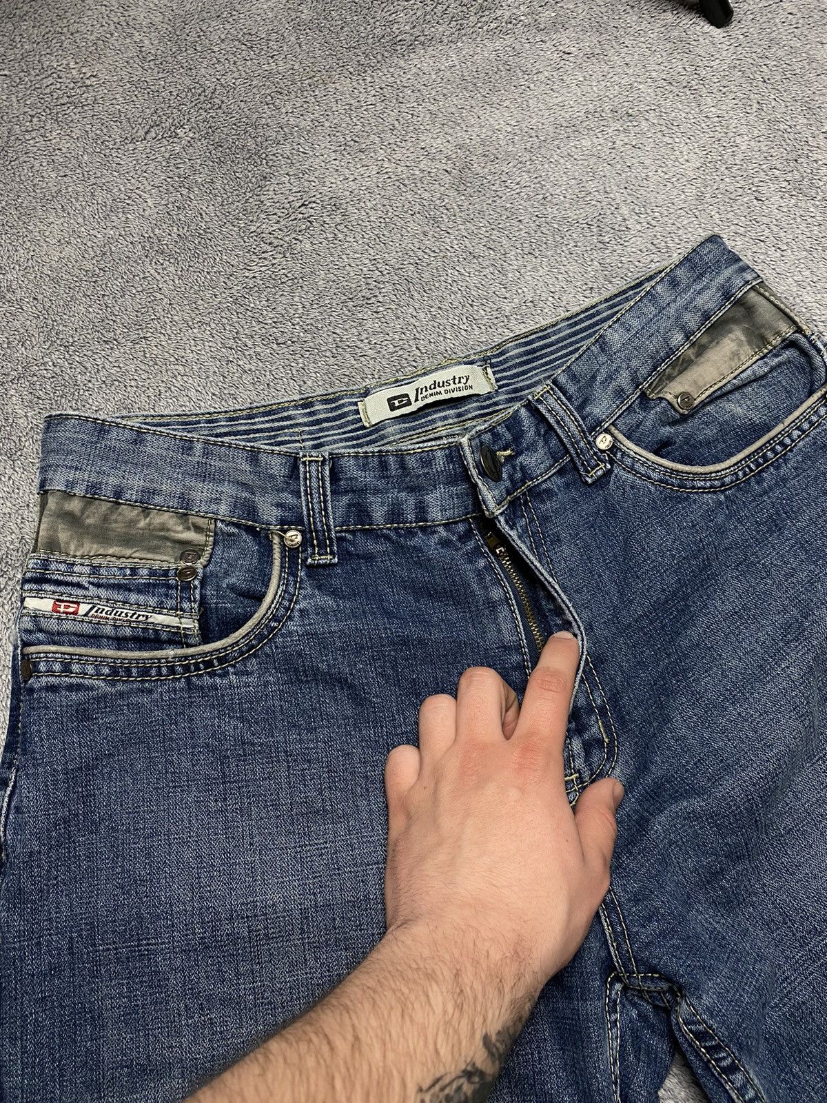 Diesel Vintage Y2K Diesel jeans denim pants Size US 35 - 4 Thumbnail