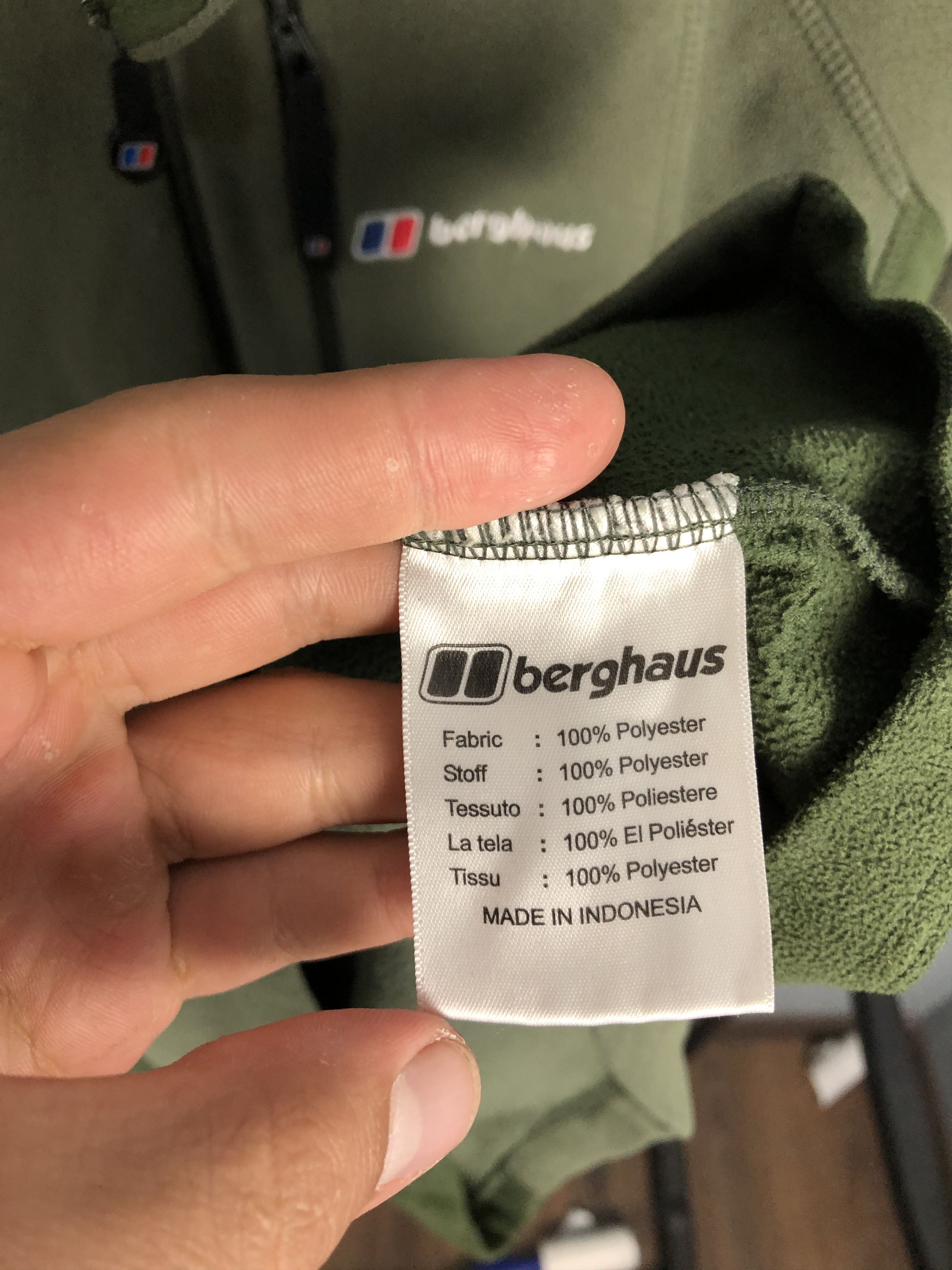 Berghaus × Vintage Berghaus Vintage Mens Fleece 1\4 Zip Jacket Size US M / EU 48-50 / 2 - 4 Thumbnail