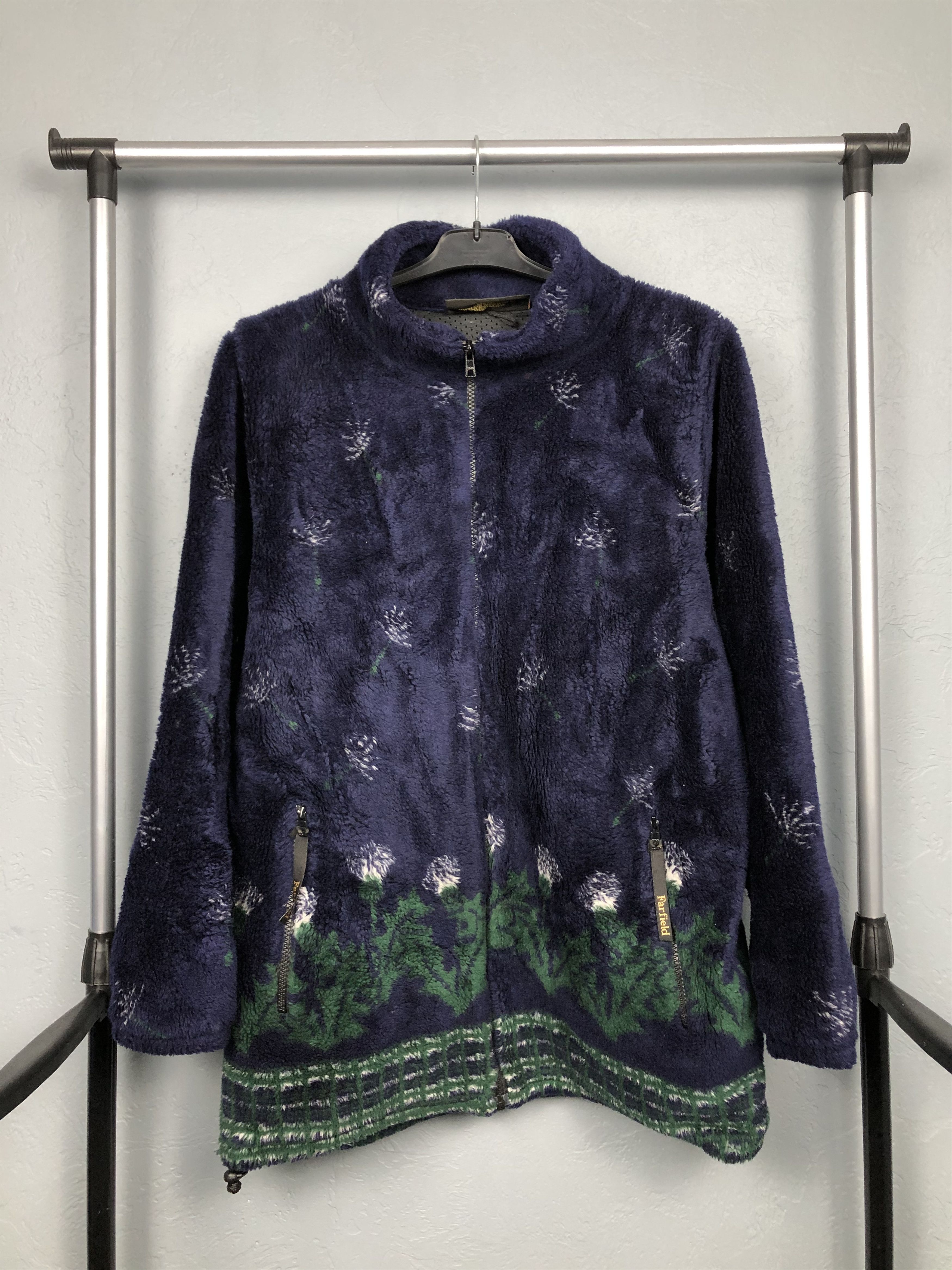 Vintage Vintage Fleece Jacket Printed All Over Size US M / EU 48-50 / 2 - 1 Thumbnail