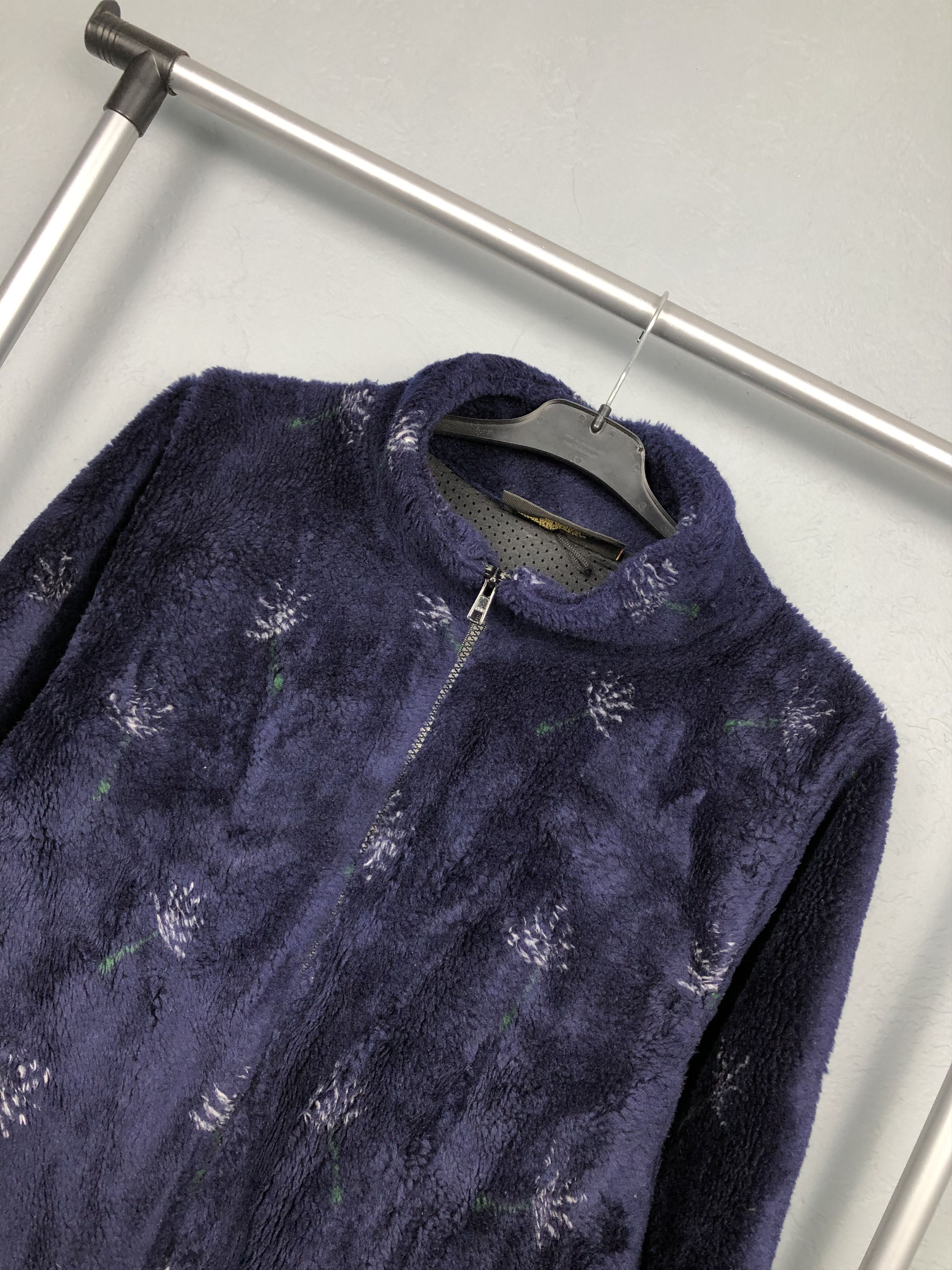 Vintage Vintage Fleece Jacket Printed All Over Size US M / EU 48-50 / 2 - 2 Thumbnail