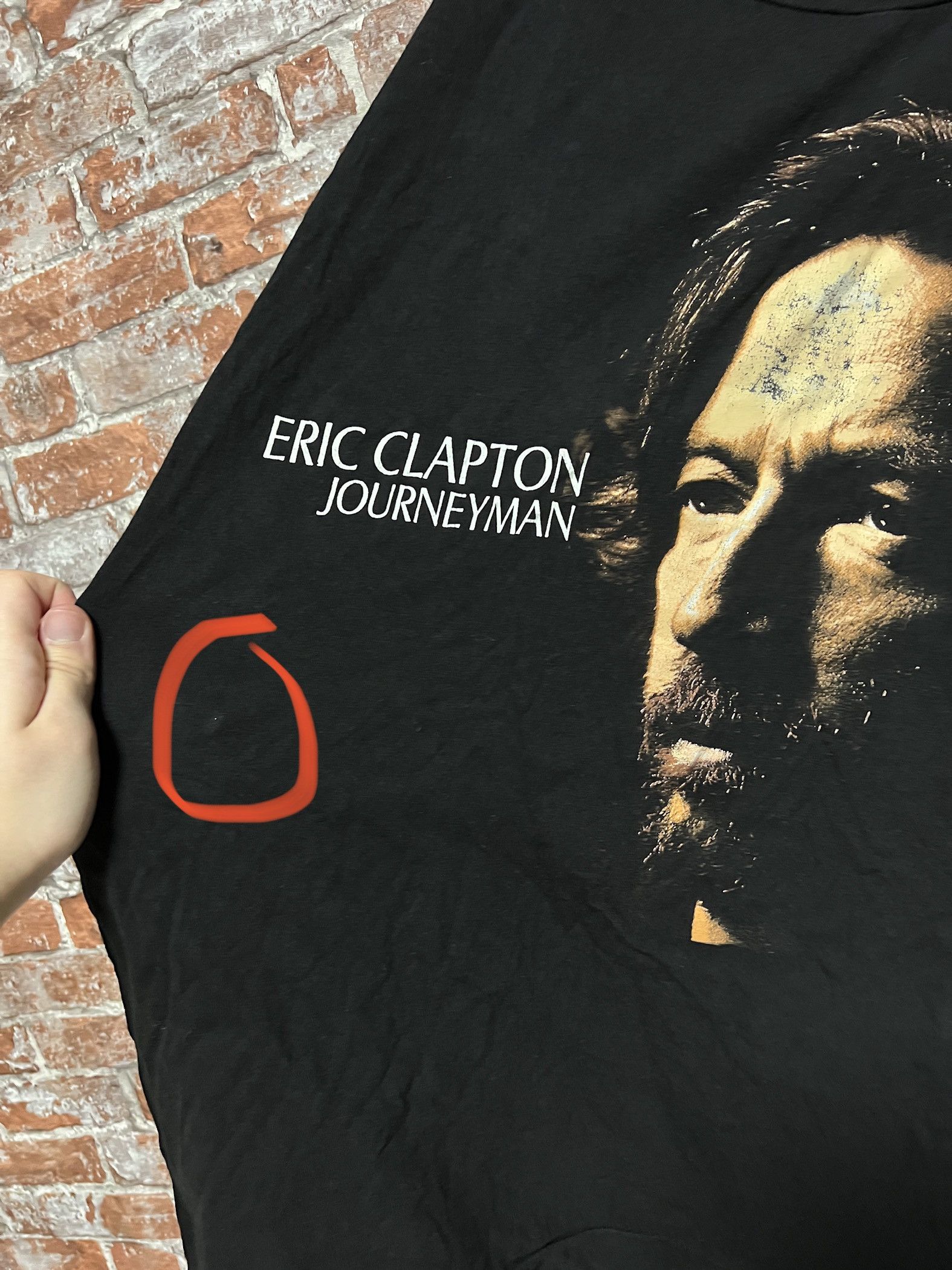 Band Tees Vintage 90s Eric Clapton Journeyman T-shirt Size US L / EU 52-54 / 3 - 10 Thumbnail