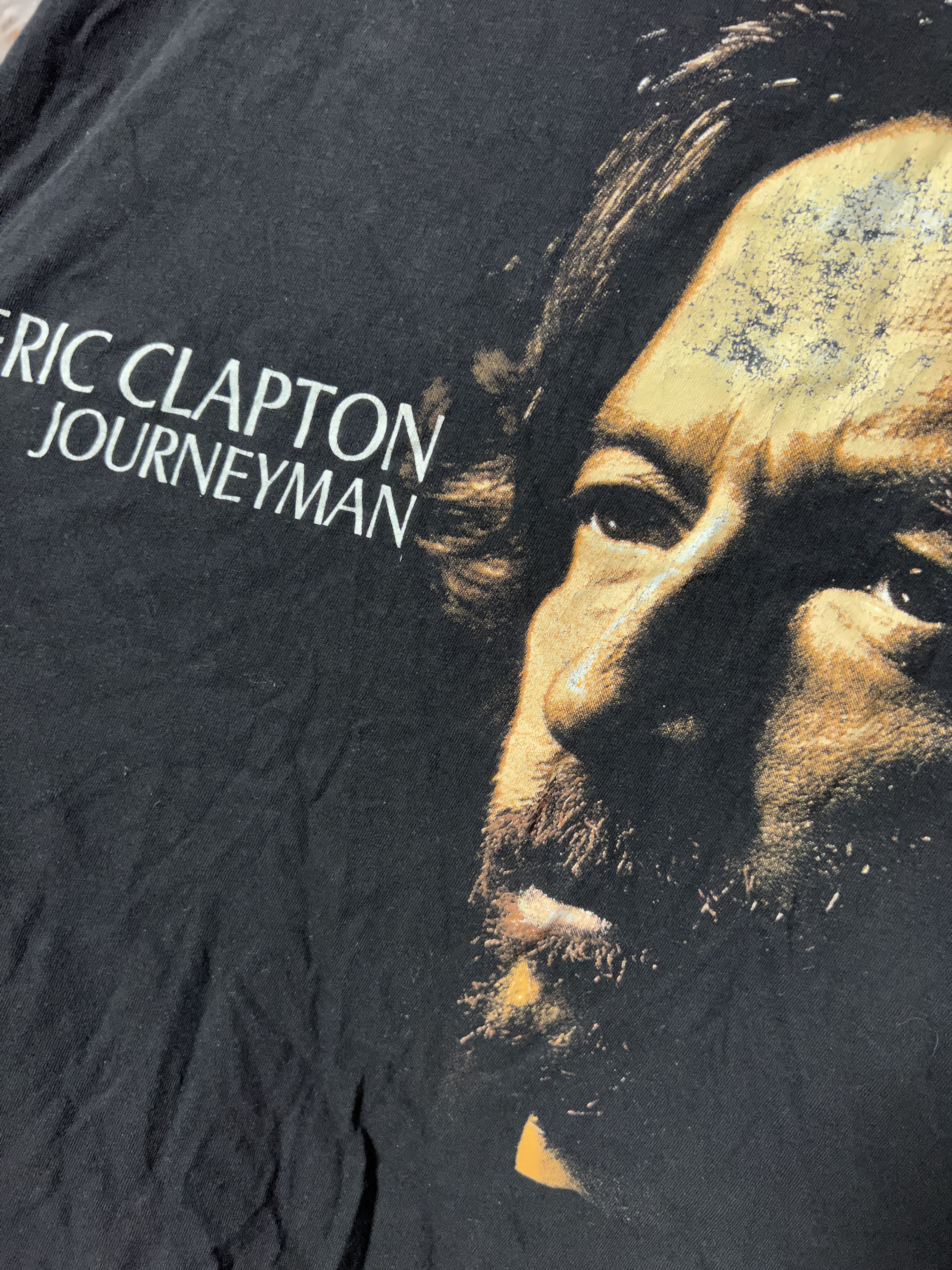 Band Tees Vintage 90s Eric Clapton Journeyman T-shirt Size US L / EU 52-54 / 3 - 8 Thumbnail