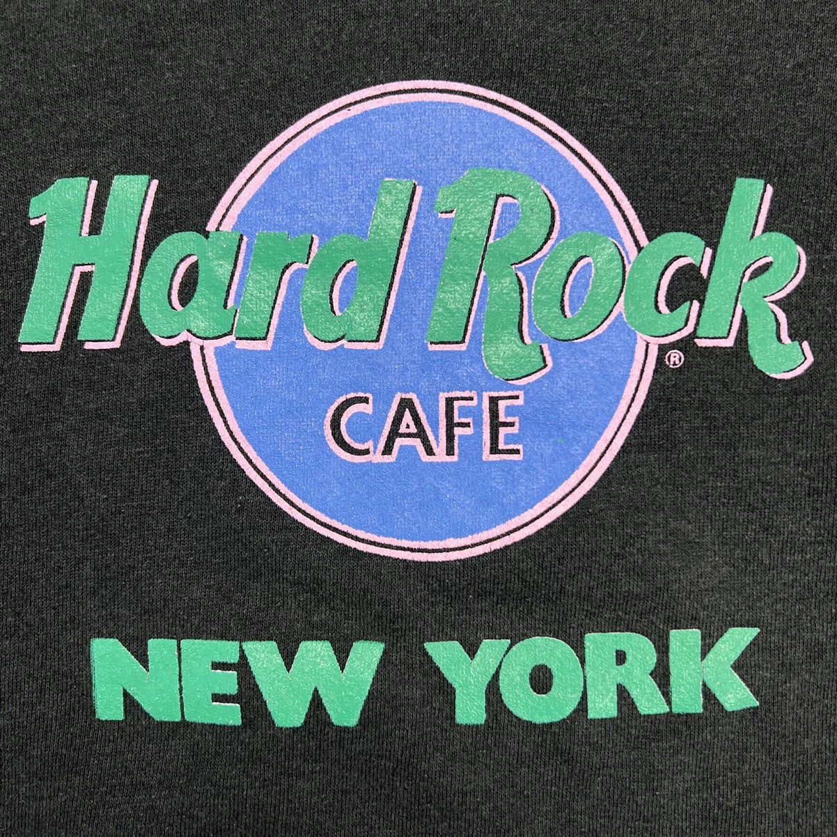 Hard Rock Cafe Vintage 80s Hard Rock Cafe Sweatshirt USA New York Bassett Size US L / EU 52-54 / 3 - 2 Thumbnail
