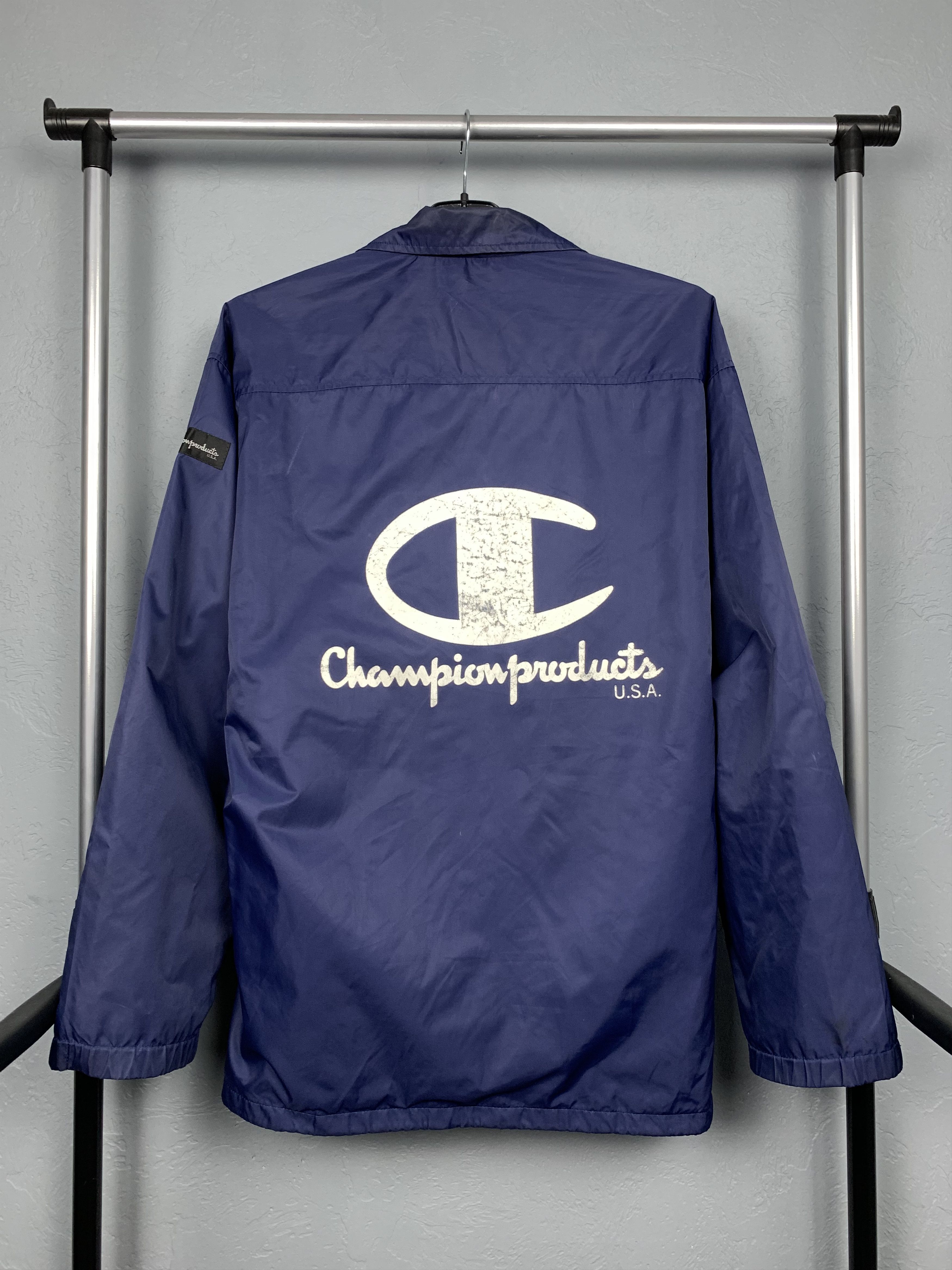 Champion Champion Products USA Logo Coach Windbreaker Jacket Size US XL / EU 56 / 4 - 1 Thumbnail