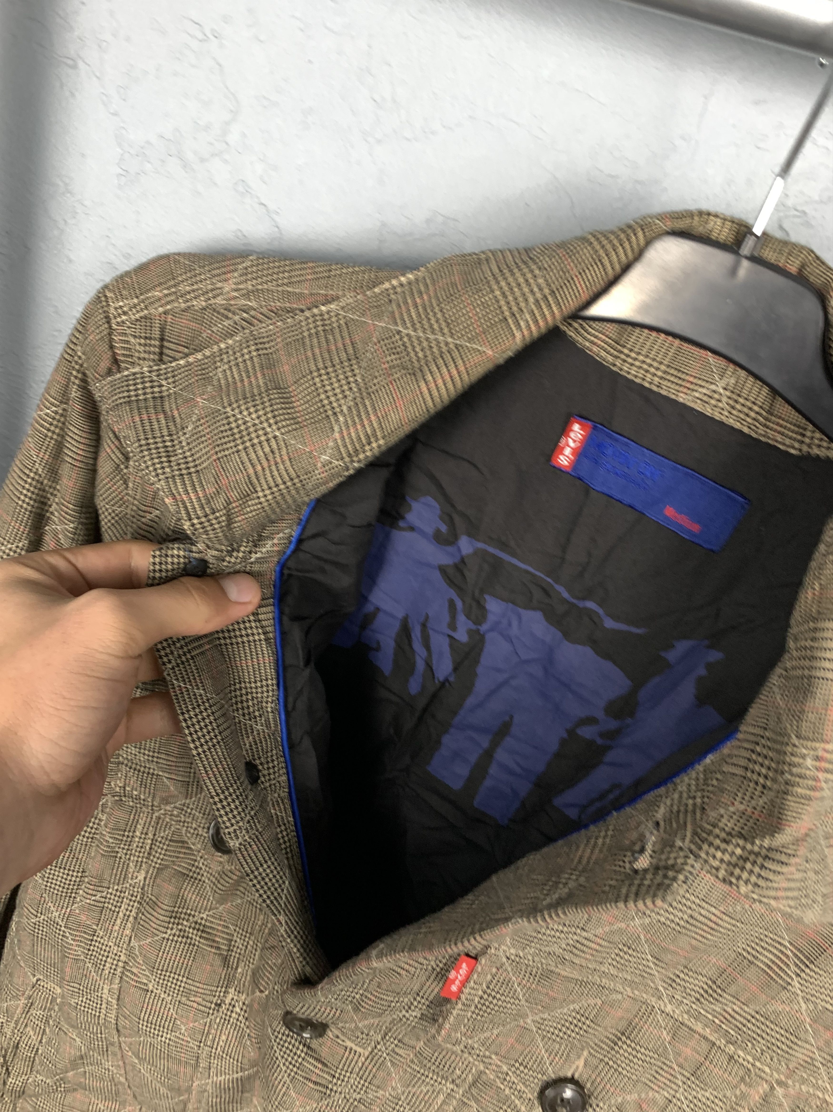 Levi's Levi's Movin On Vintage Mens Workwear Plaid Jacket Y2K Size US M / EU 48-50 / 2 - 4 Thumbnail