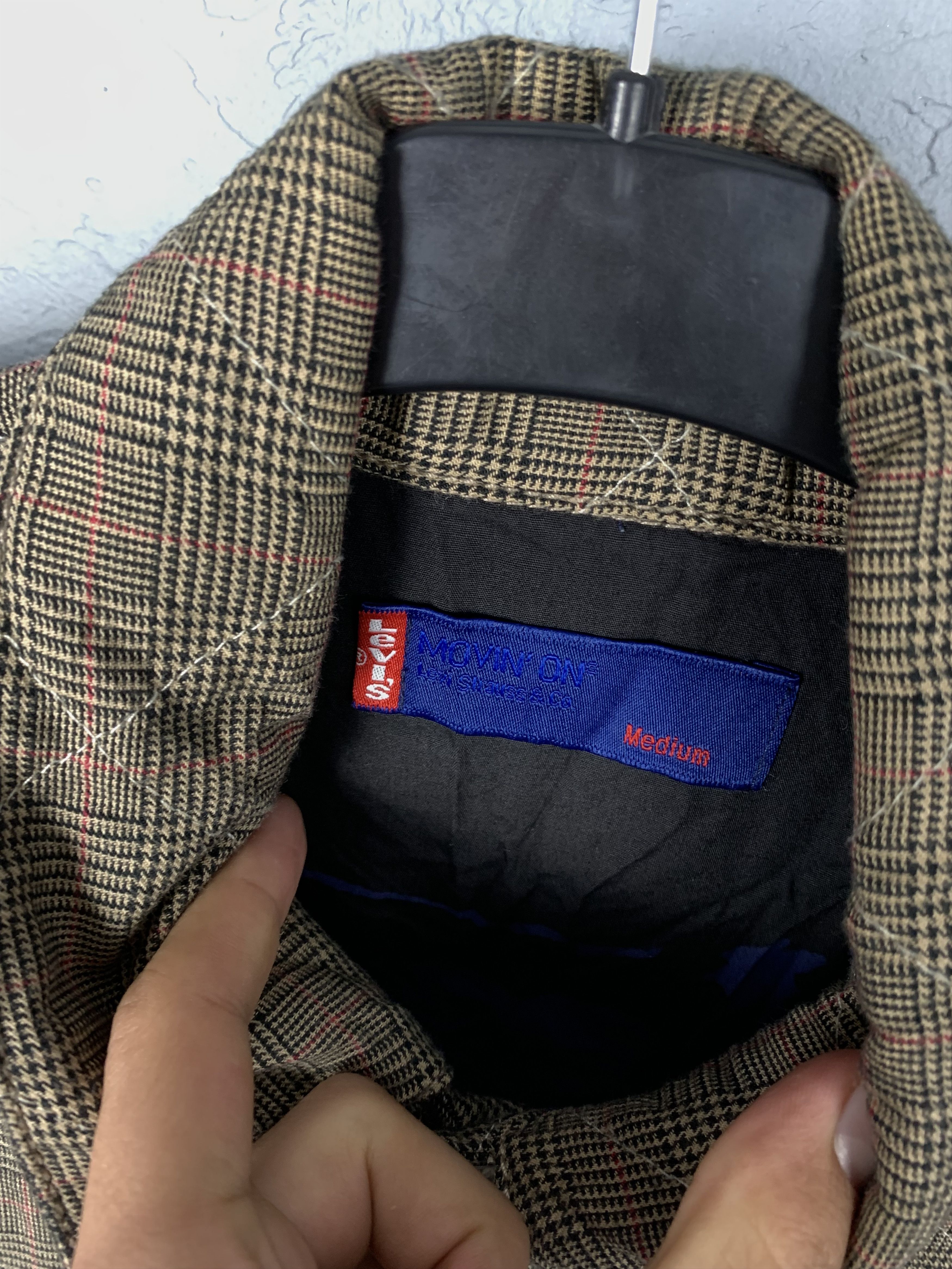 Levi's Levi's Movin On Vintage Mens Workwear Plaid Jacket Y2K Size US M / EU 48-50 / 2 - 3 Thumbnail