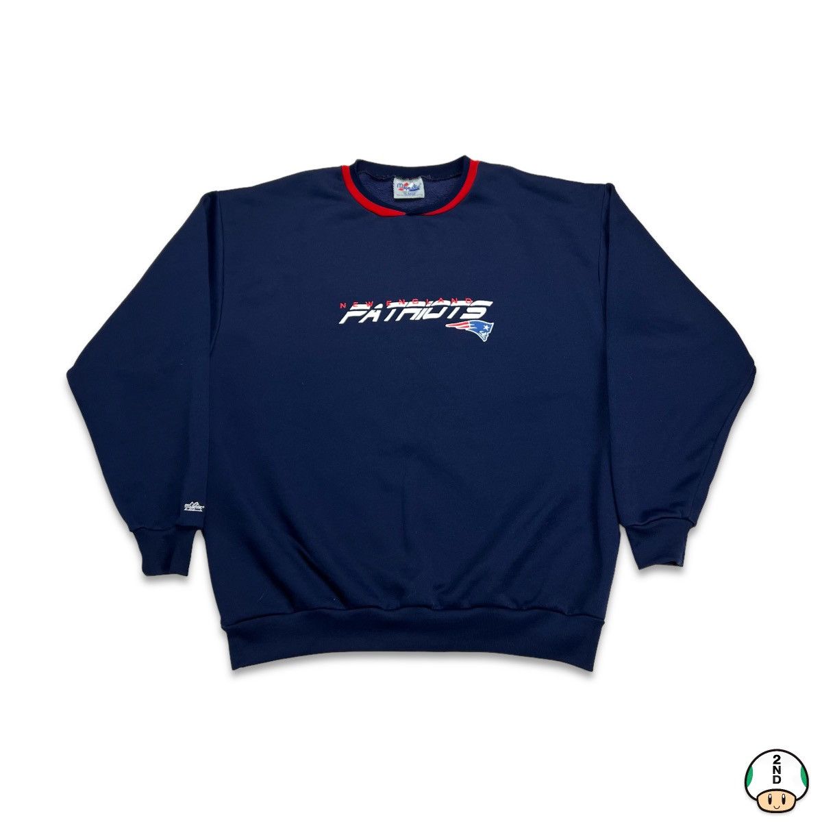 Majestic Vintage New England Patriots Sweatshirt XL Majestic NFL 90s Size US XL / EU 56 / 4 - 1 Thumbnail