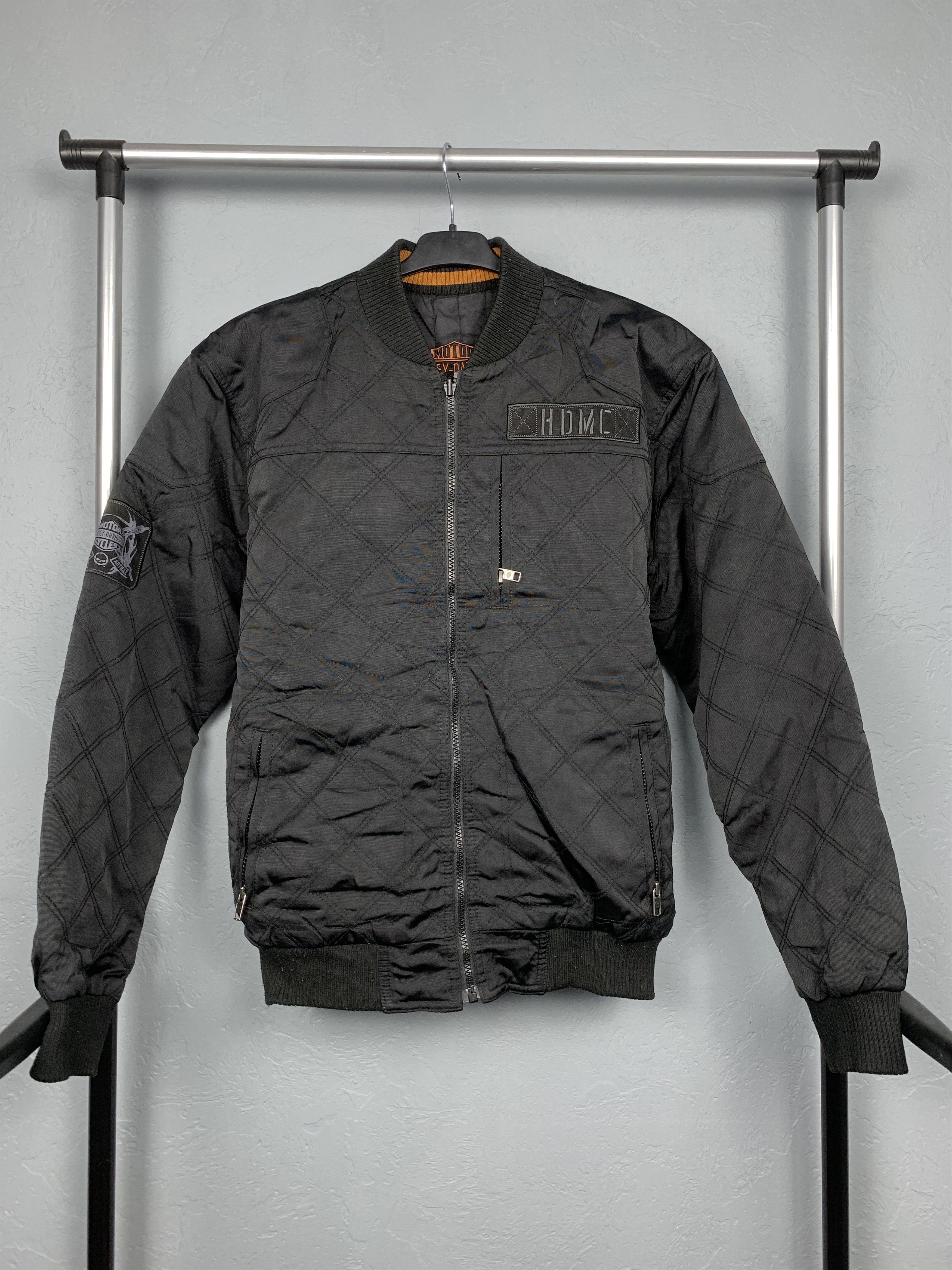 Harley Davidson × Vintage Harley Davidson Vintage Reversible Bomber Jacket Size US S / EU 44-46 / 1 - 6 Thumbnail