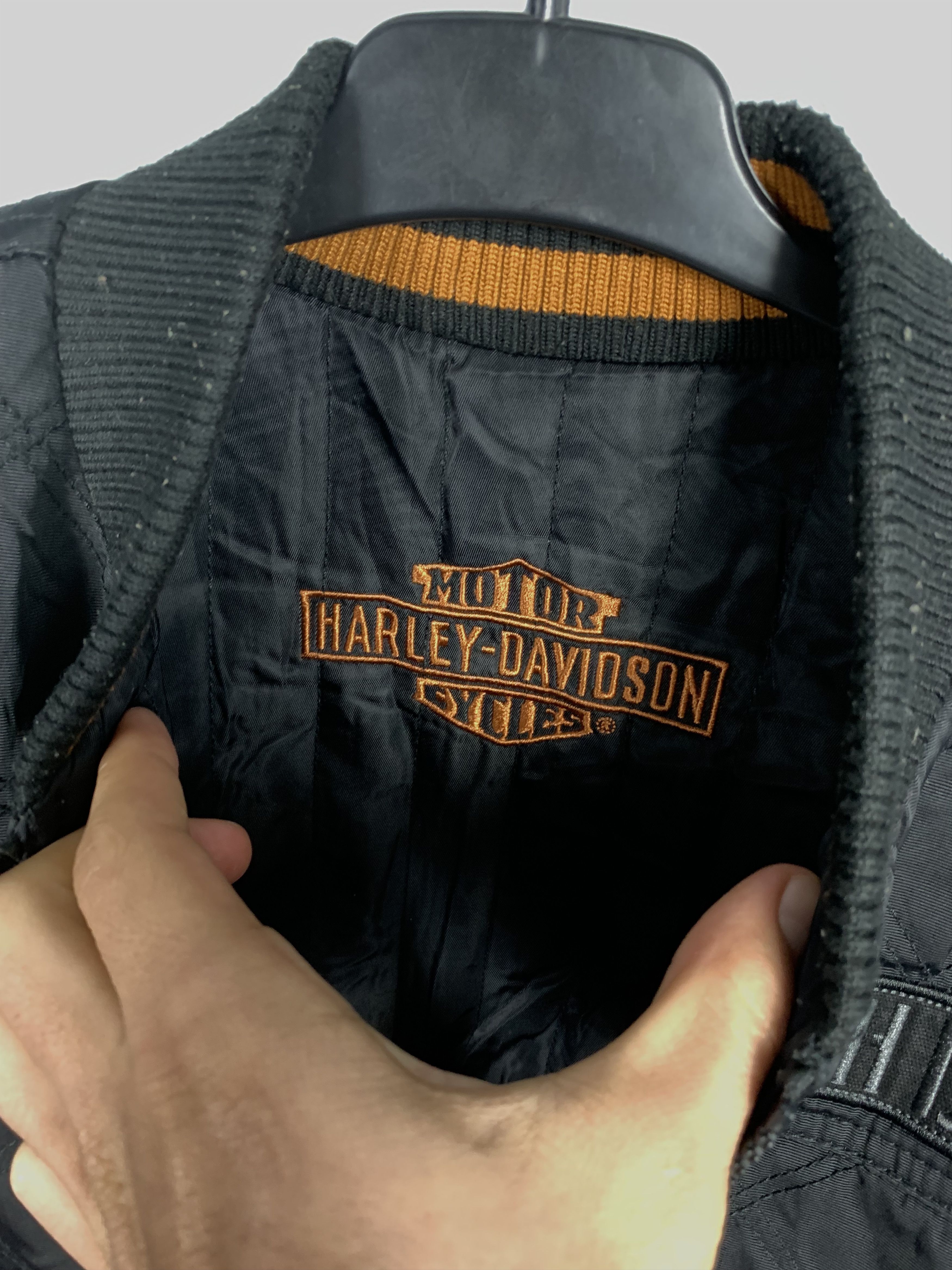 Harley Davidson × Vintage Harley Davidson Vintage Reversible Bomber Jacket Size US S / EU 44-46 / 1 - 9 Thumbnail