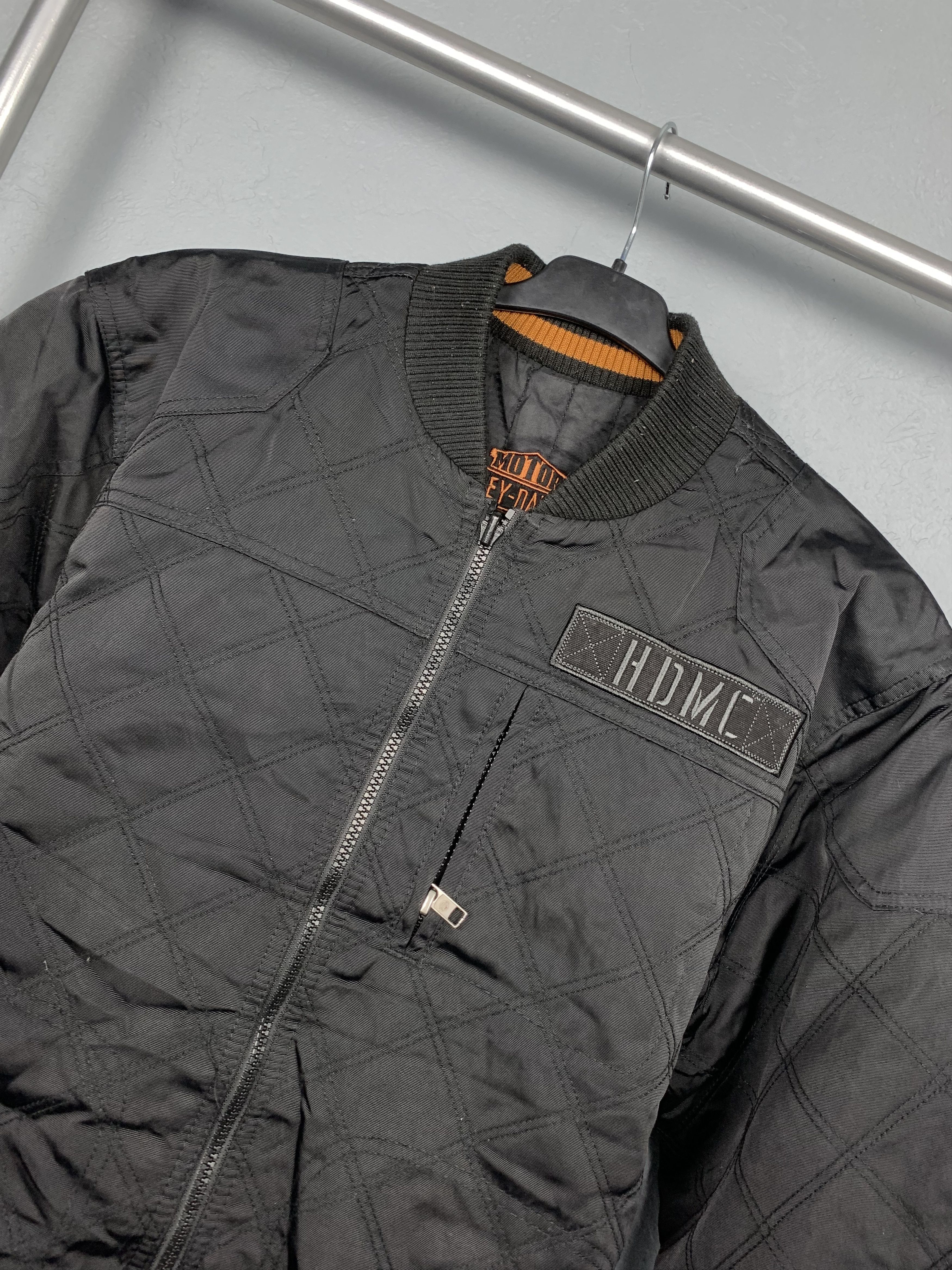 Harley Davidson × Vintage Harley Davidson Vintage Reversible Bomber Jacket Size US S / EU 44-46 / 1 - 7 Thumbnail