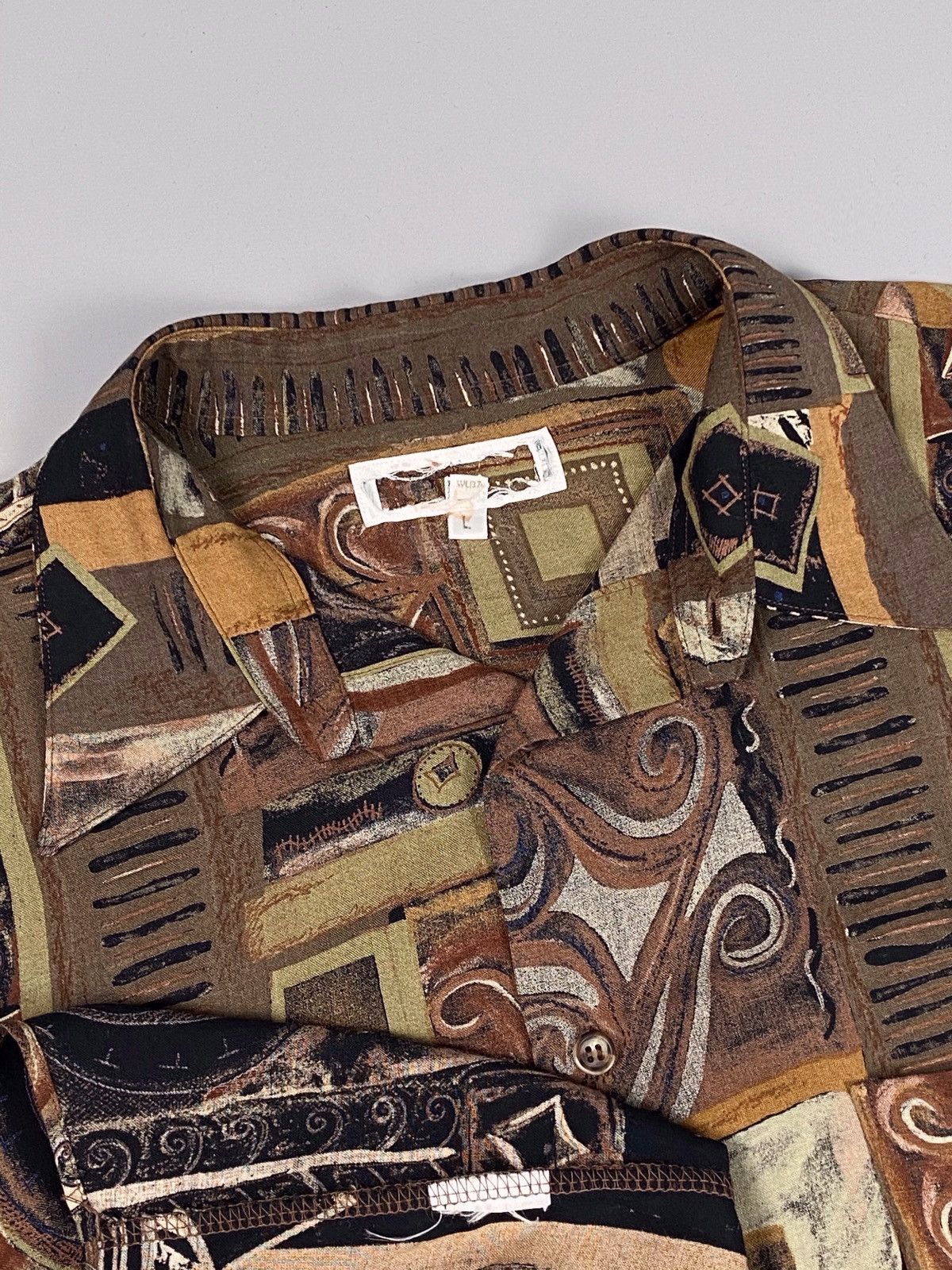 Japanese Brand Vintage Hawaiian Shirt Pockets All Over Print Size US L / EU 52-54 / 3 - 4 Thumbnail