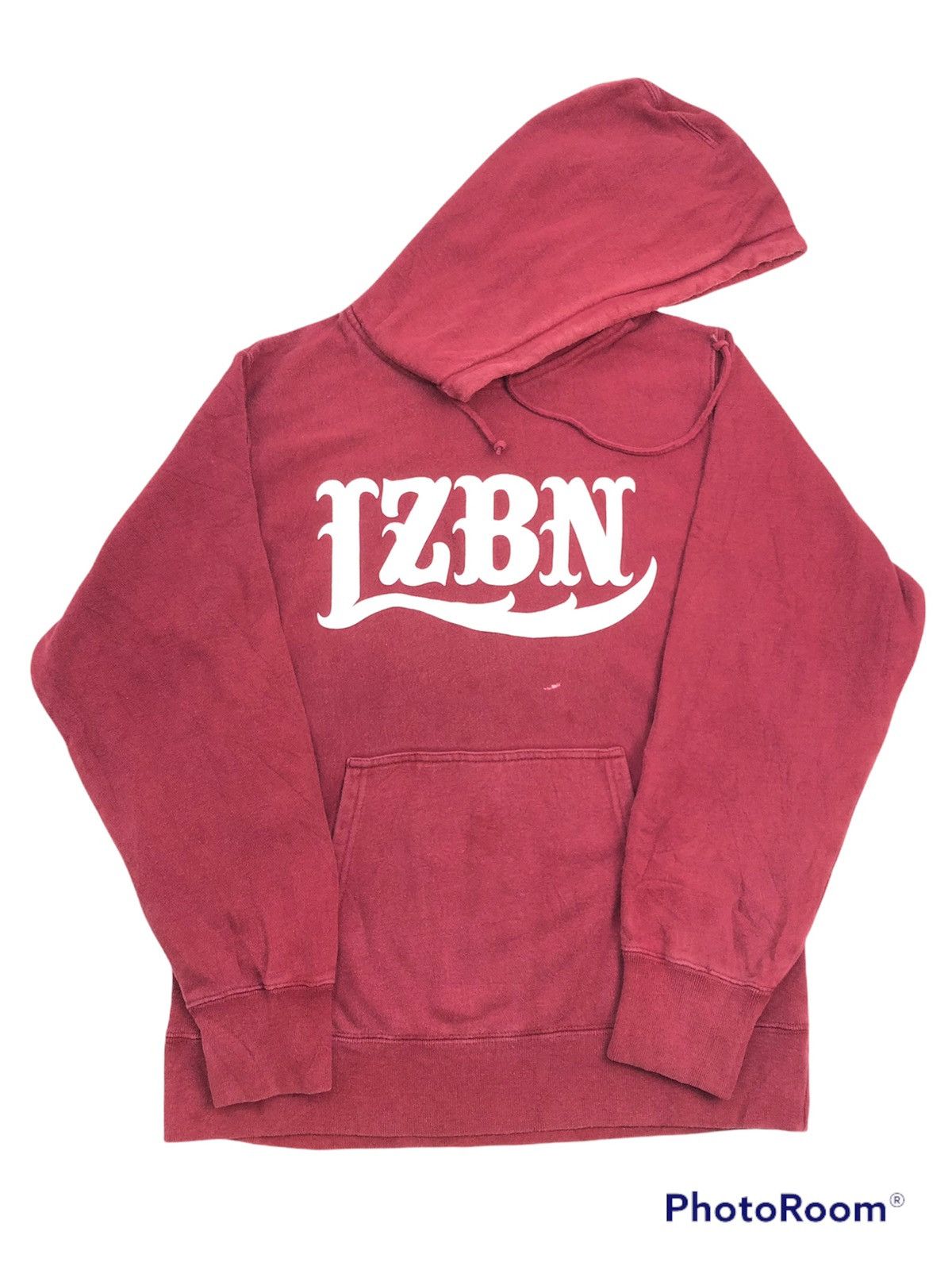 Japanese Brand Japanese LZBN Big logo Maroon Hoodie Size US M / EU 48-50 / 2 - 1 Thumbnail