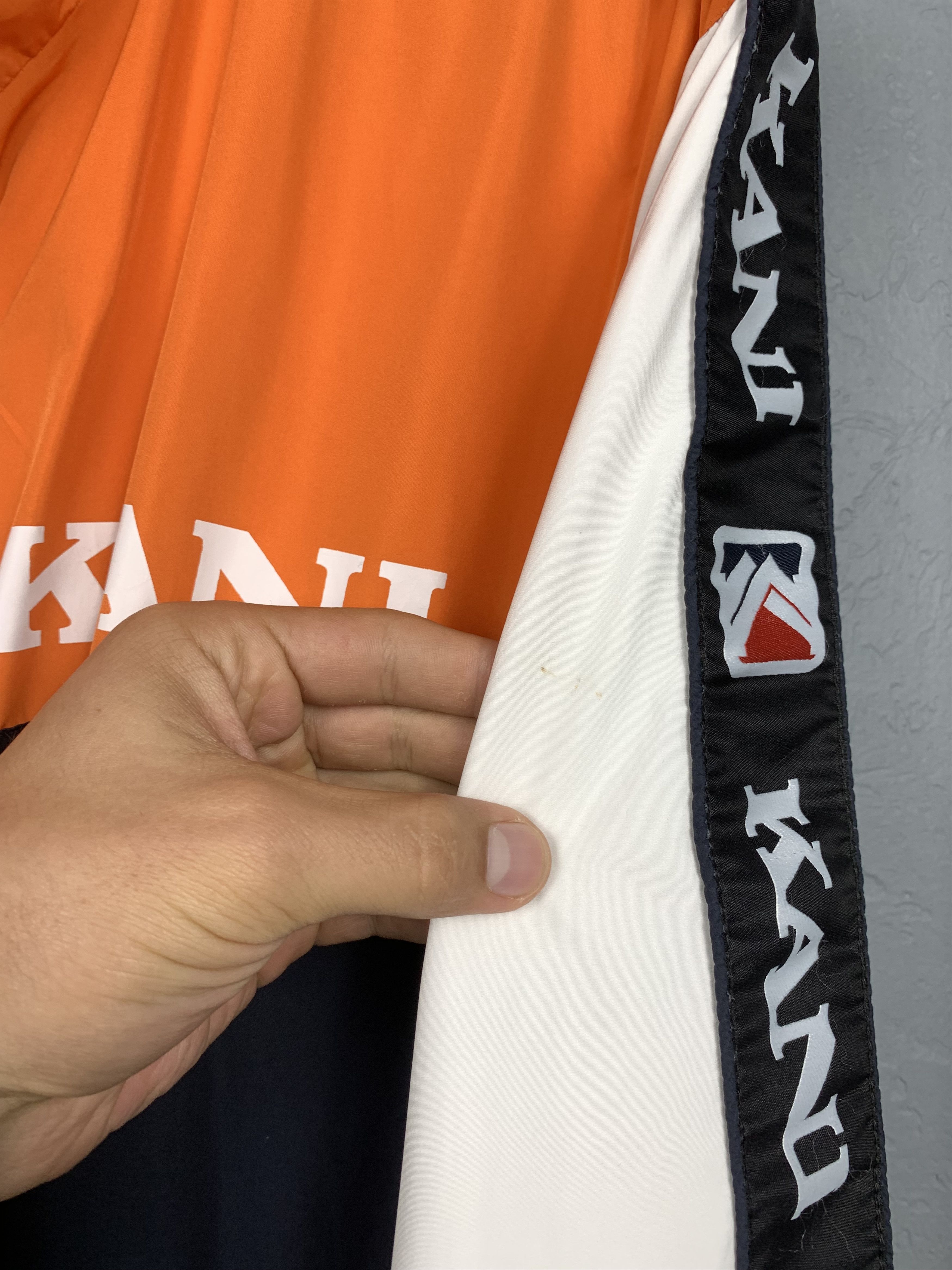 Karl Kani × Vintage Karl Kani Vintage Mens Windbreaker Jacket Size US XL / EU 56 / 4 - 10 Thumbnail