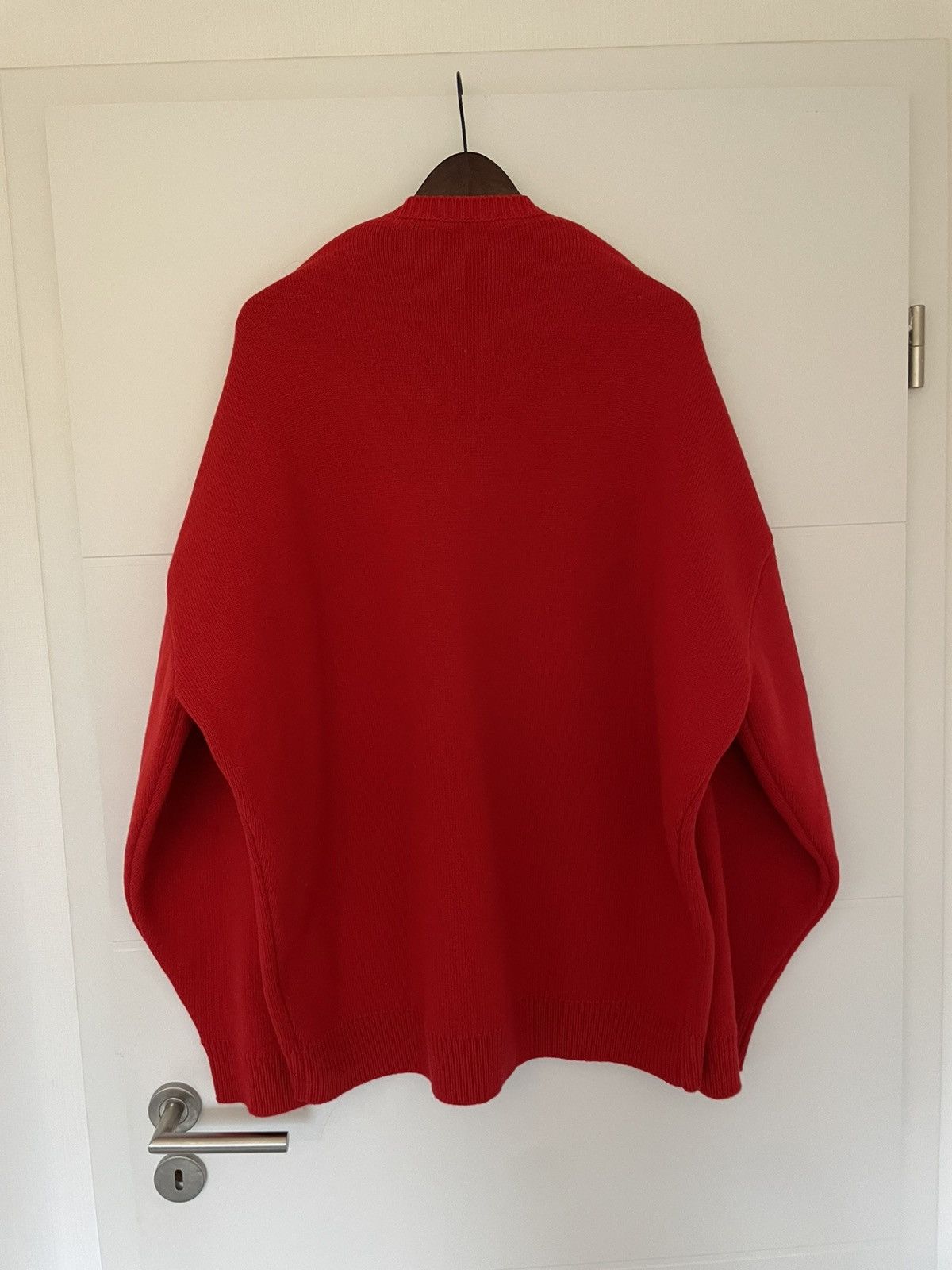 Balenciaga Balenciaga FW19 pinched shoulders knit v neck sweater Size US L / EU 52-54 / 3 - 4 Thumbnail