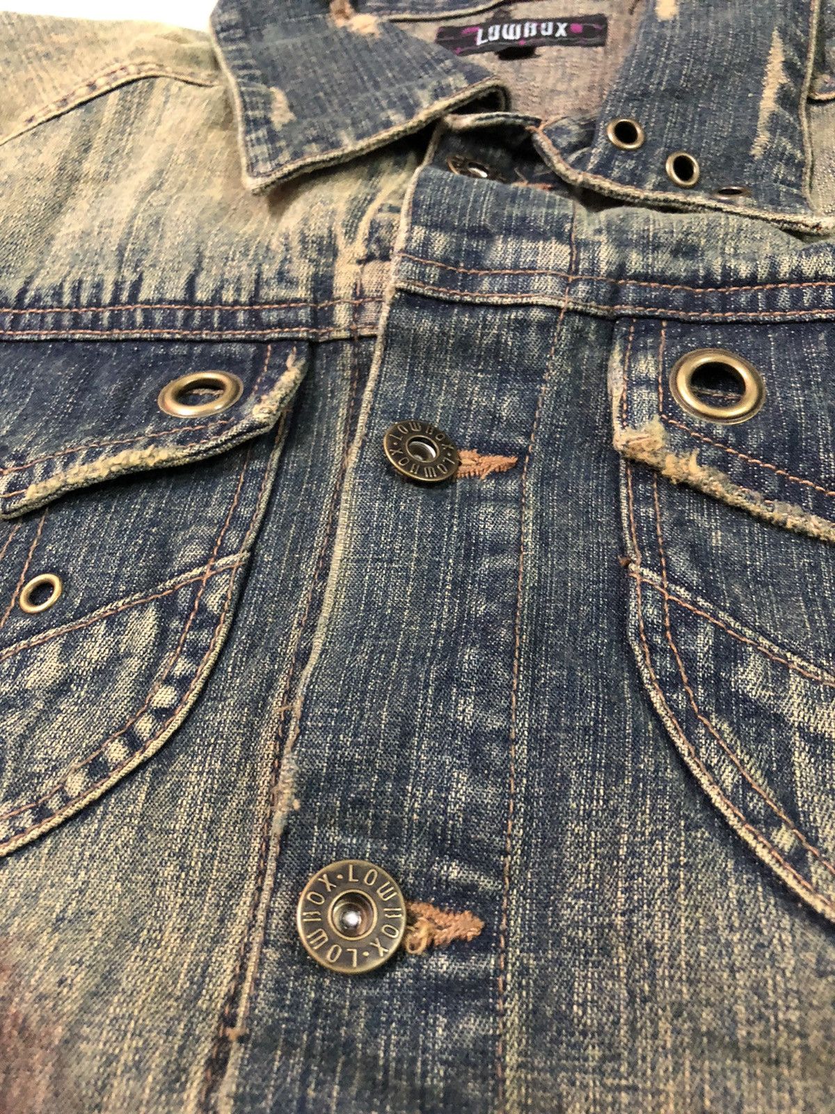 Designer × Seditionaries LowBox Distressed Denim inspired Vivienne Westwood Design Size US M / EU 48-50 / 2 - 7 Thumbnail