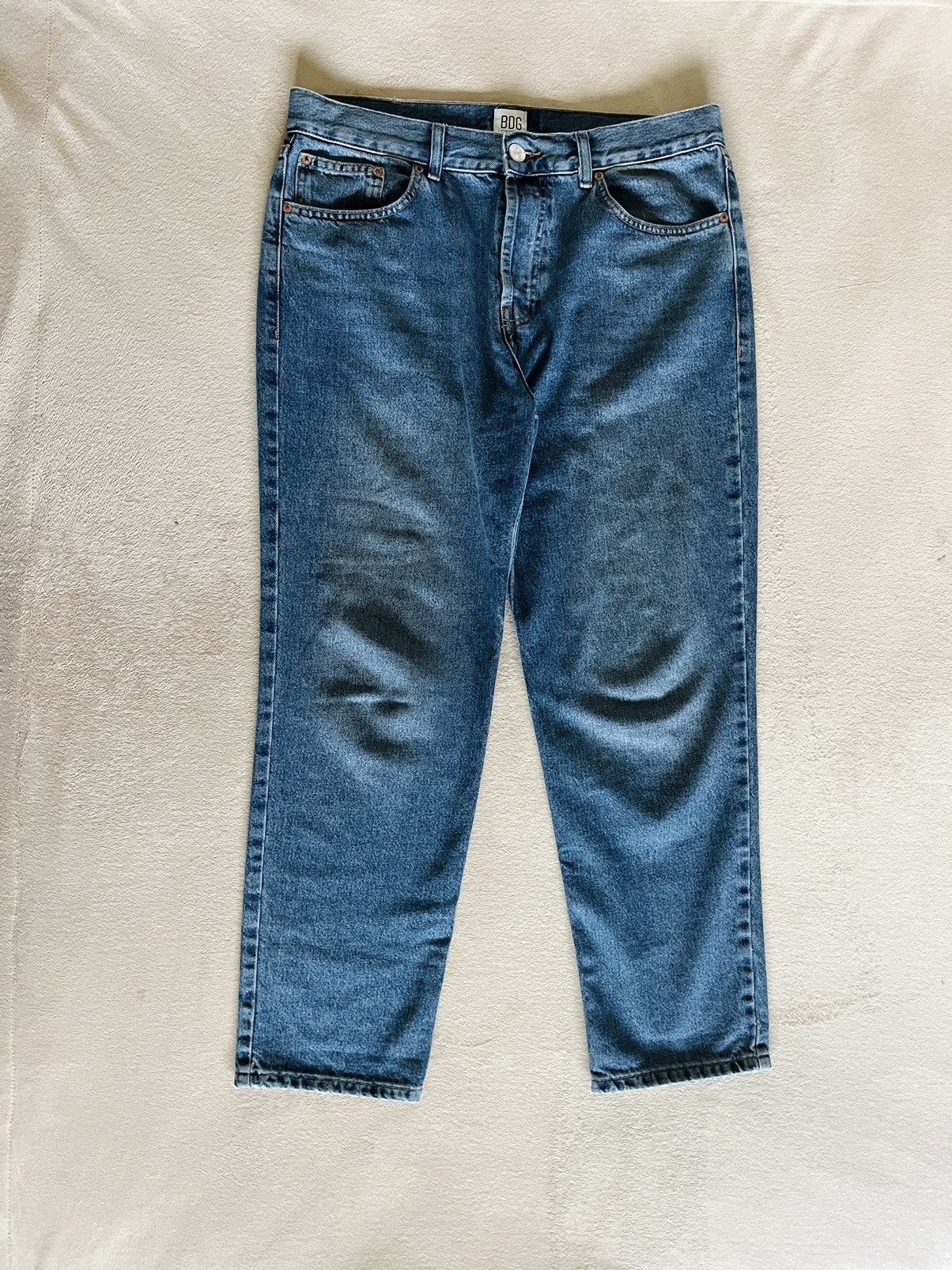 Bdg BDG Vintage Wash Denim Jeans (Blue) - 34 x 32 Size US 34 / EU 50 - 2 Thumbnail