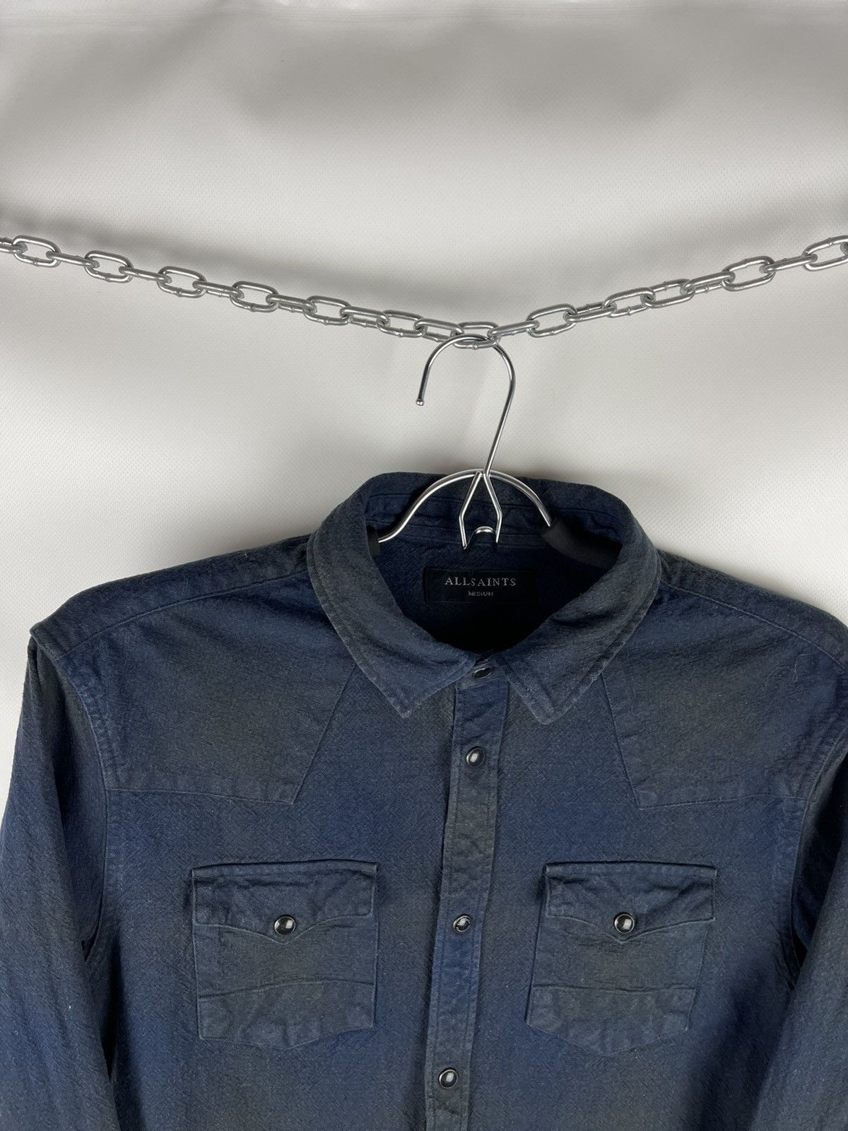 Allsaints Allsaints Bigfork ls shirt flannel plaid travis Scott style Size US M / EU 48-50 / 2 - 6 Thumbnail