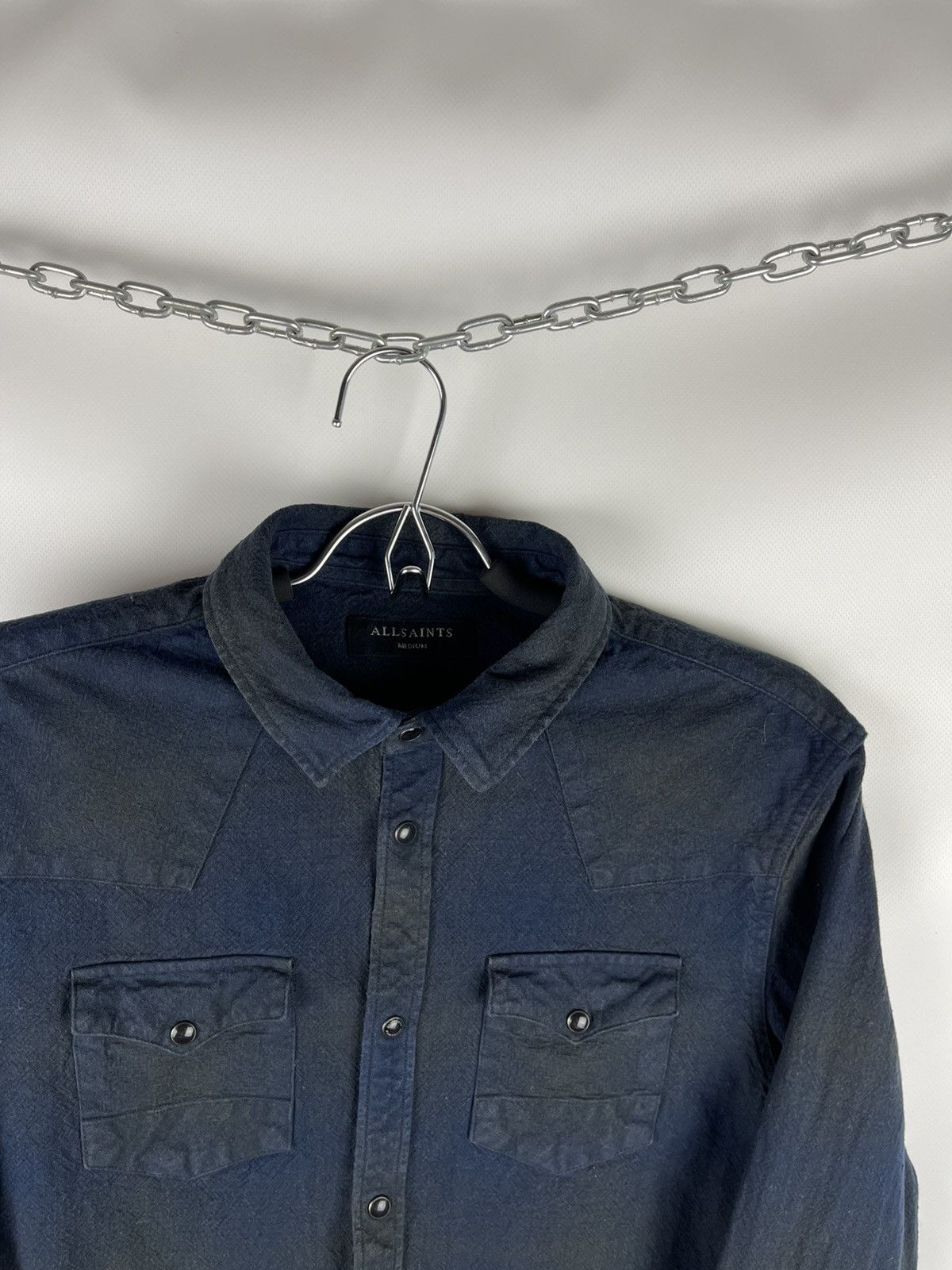 Allsaints Allsaints Bigfork ls shirt flannel plaid travis Scott style Size US M / EU 48-50 / 2 - 5 Thumbnail