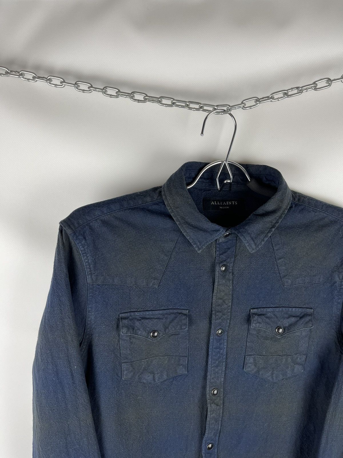 Allsaints Allsaints Bigfork ls shirt flannel plaid travis Scott style Size US M / EU 48-50 / 2 - 2 Thumbnail