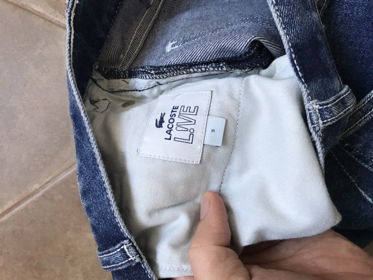 Designer × Lacoste LACOSTE DENIM SKIRT Size 27" / US 4 / IT 40 - 6 Thumbnail