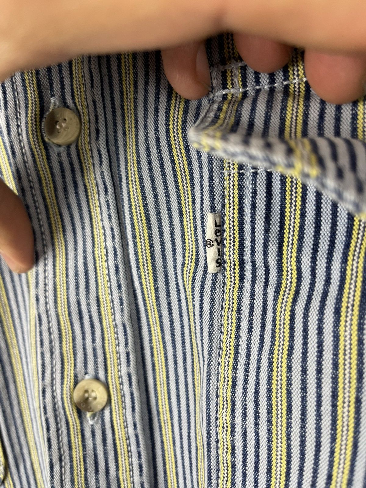 Levi's Levi’s vintage 90s striped multicolour denim heavy shirt Size US L / EU 52-54 / 3 - 6 Thumbnail