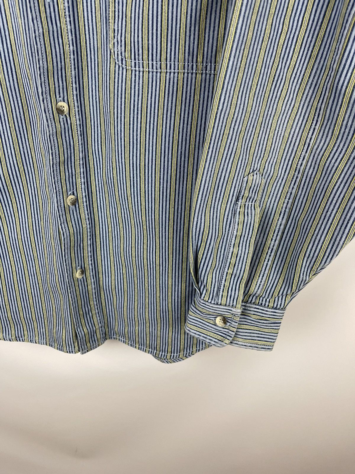 Levi's Levi’s vintage 90s striped multicolour denim heavy shirt Size US L / EU 52-54 / 3 - 7 Thumbnail