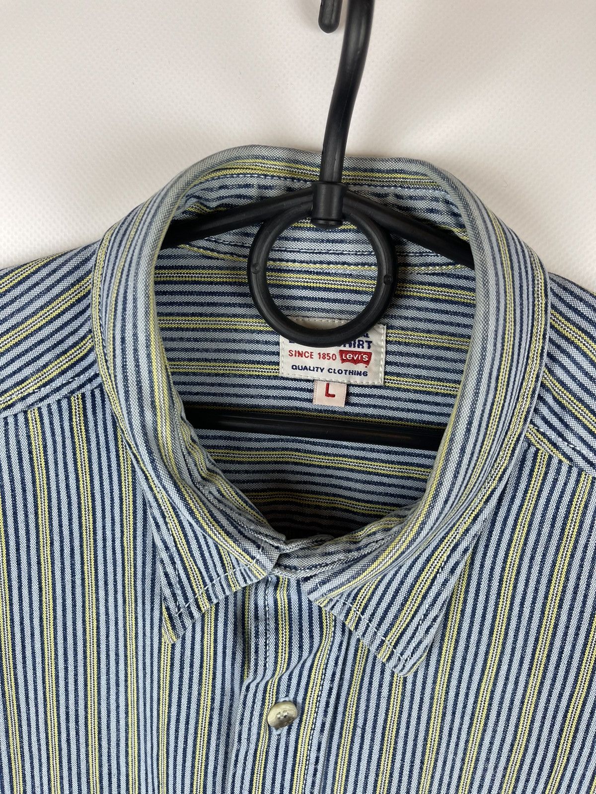 Levi's Levi’s vintage 90s striped multicolour denim heavy shirt Size US L / EU 52-54 / 3 - 5 Thumbnail