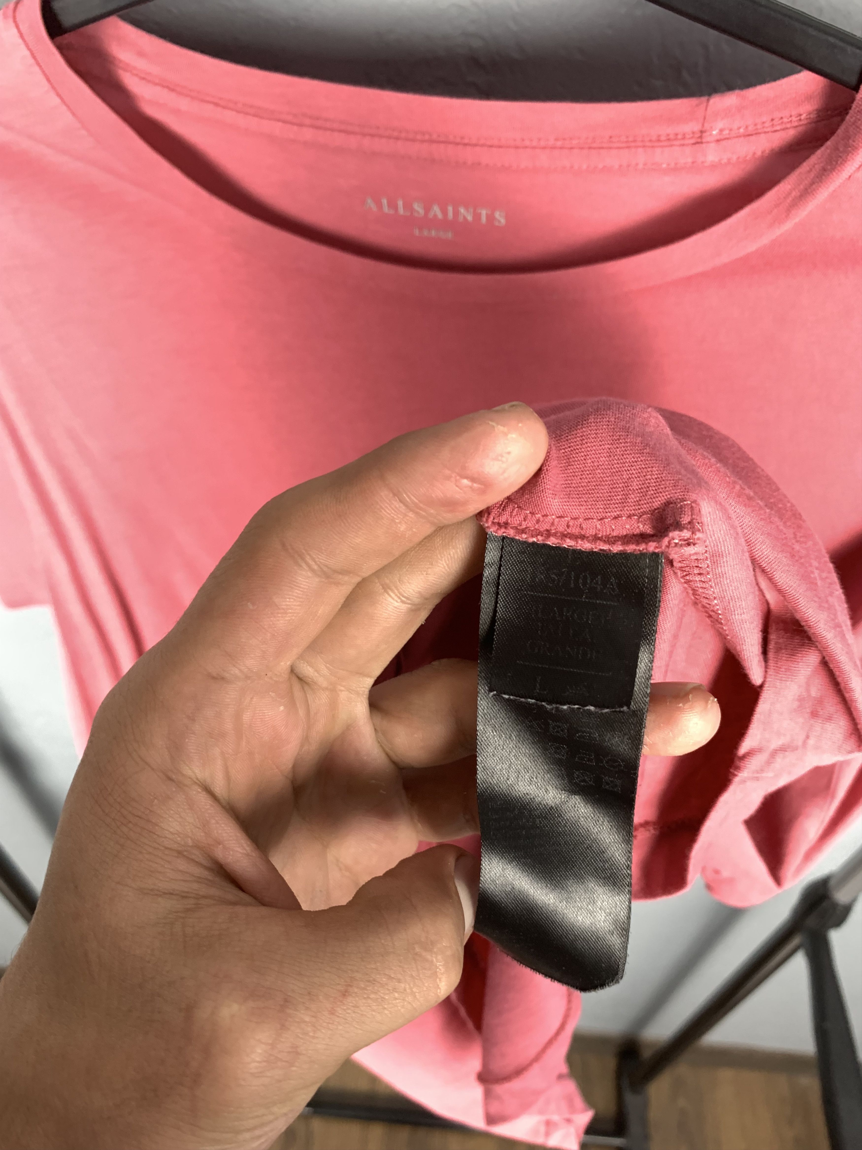 Allsaints AllSaints Mens T-Shirt Tee Size US L / EU 52-54 / 3 - 4 Thumbnail