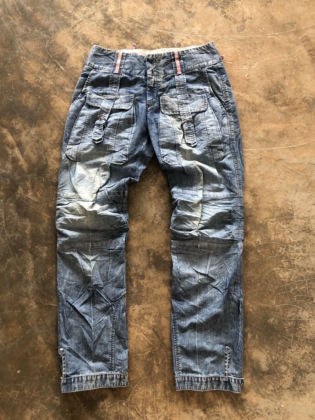 Designer × Marithe + Francois Girbaud Marithe Francois Girbaud Cargo Pants/Tactical Design Size US 30 / EU 46 - 3 Thumbnail