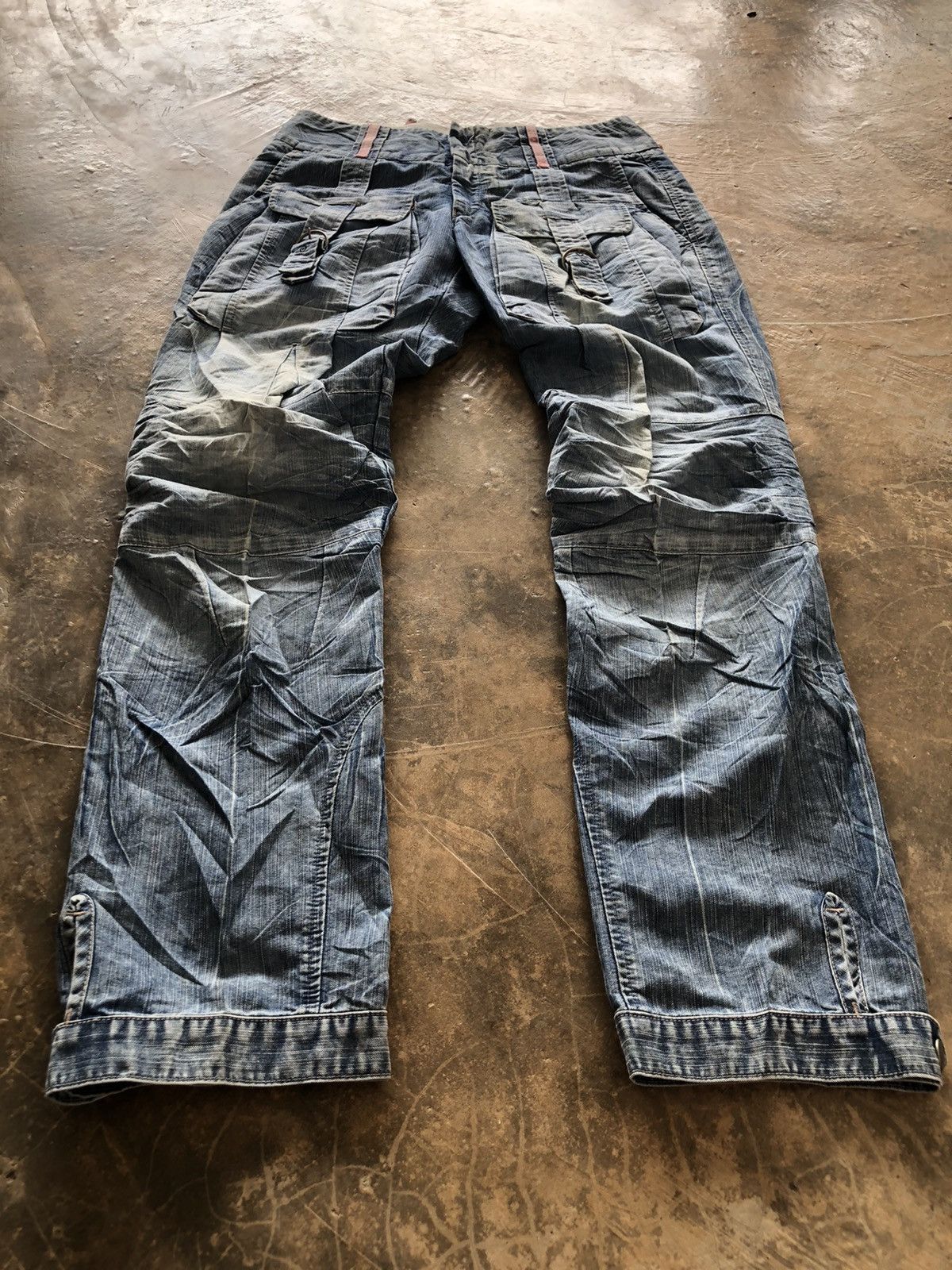 Designer × Marithe + Francois Girbaud Marithe Francois Girbaud Cargo Pants/Tactical Design Size US 30 / EU 46 - 5 Thumbnail