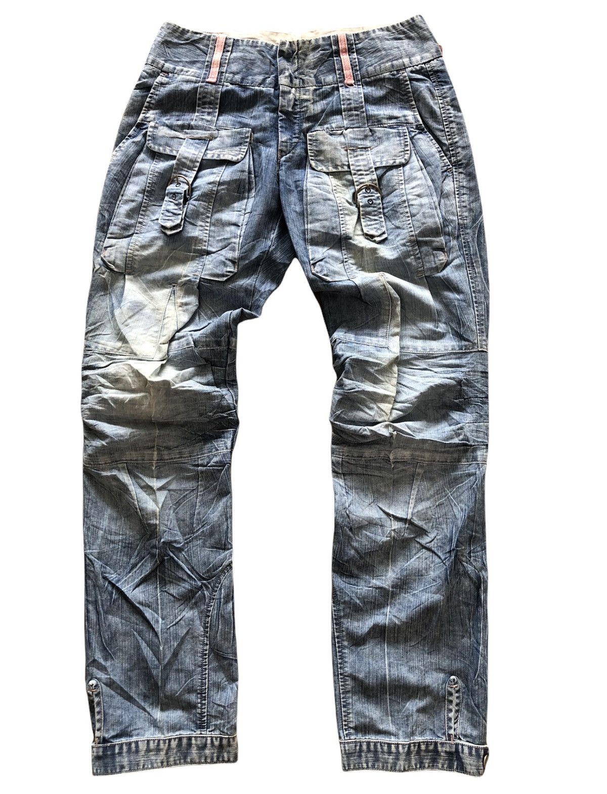 Designer × Marithe + Francois Girbaud Marithe Francois Girbaud Cargo Pants/Tactical Design Size US 30 / EU 46 - 1 Thumbnail
