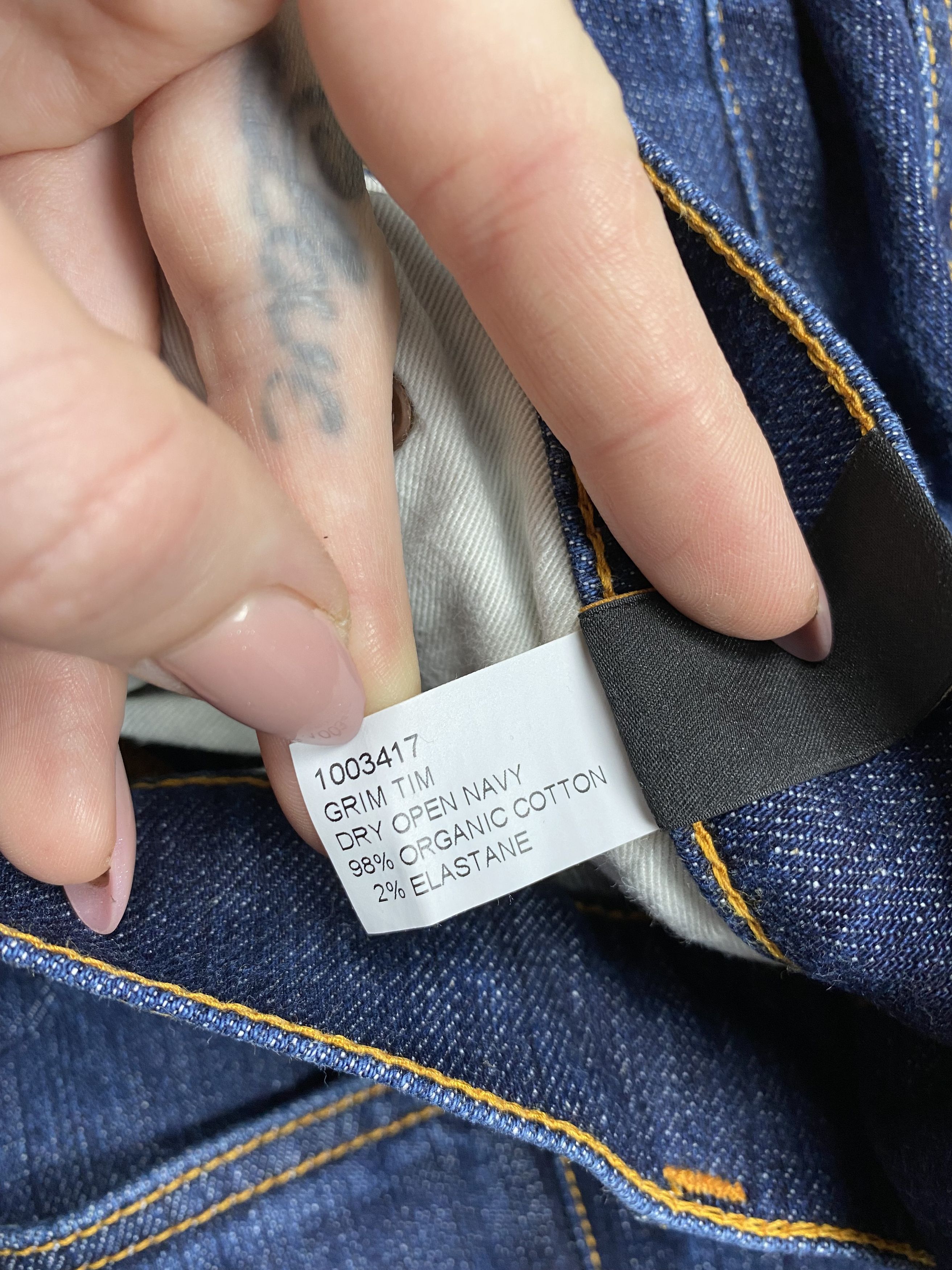 Nudie Jeans Nudie Jeans Grim Tim Mens Denim Pants Jeans Y2K Size US 34 / EU 50 - 9 Thumbnail