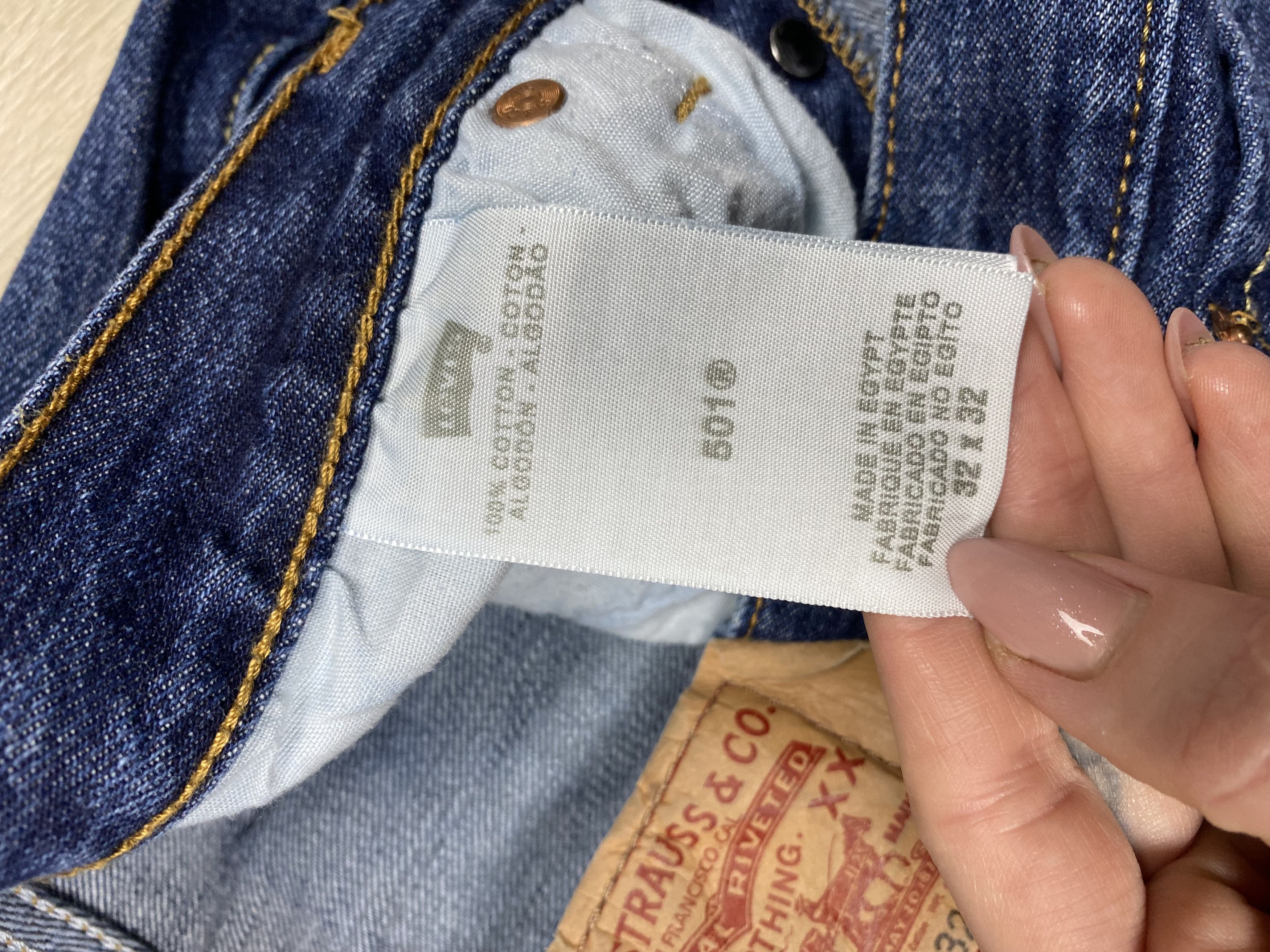 Levi's Levi's 501 Blue Washed Denim Pants Jeans Size US 32 / EU 48 - 8 Thumbnail