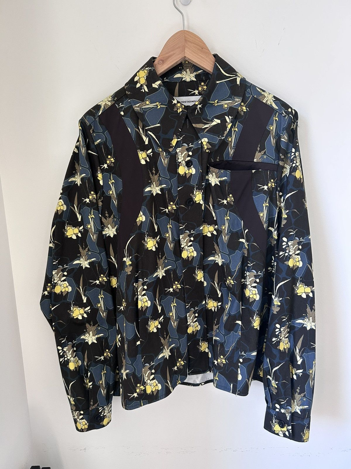 image of Kiko Kostadinov Jethra Jacket Black Yellow, Men's (Size Small)
