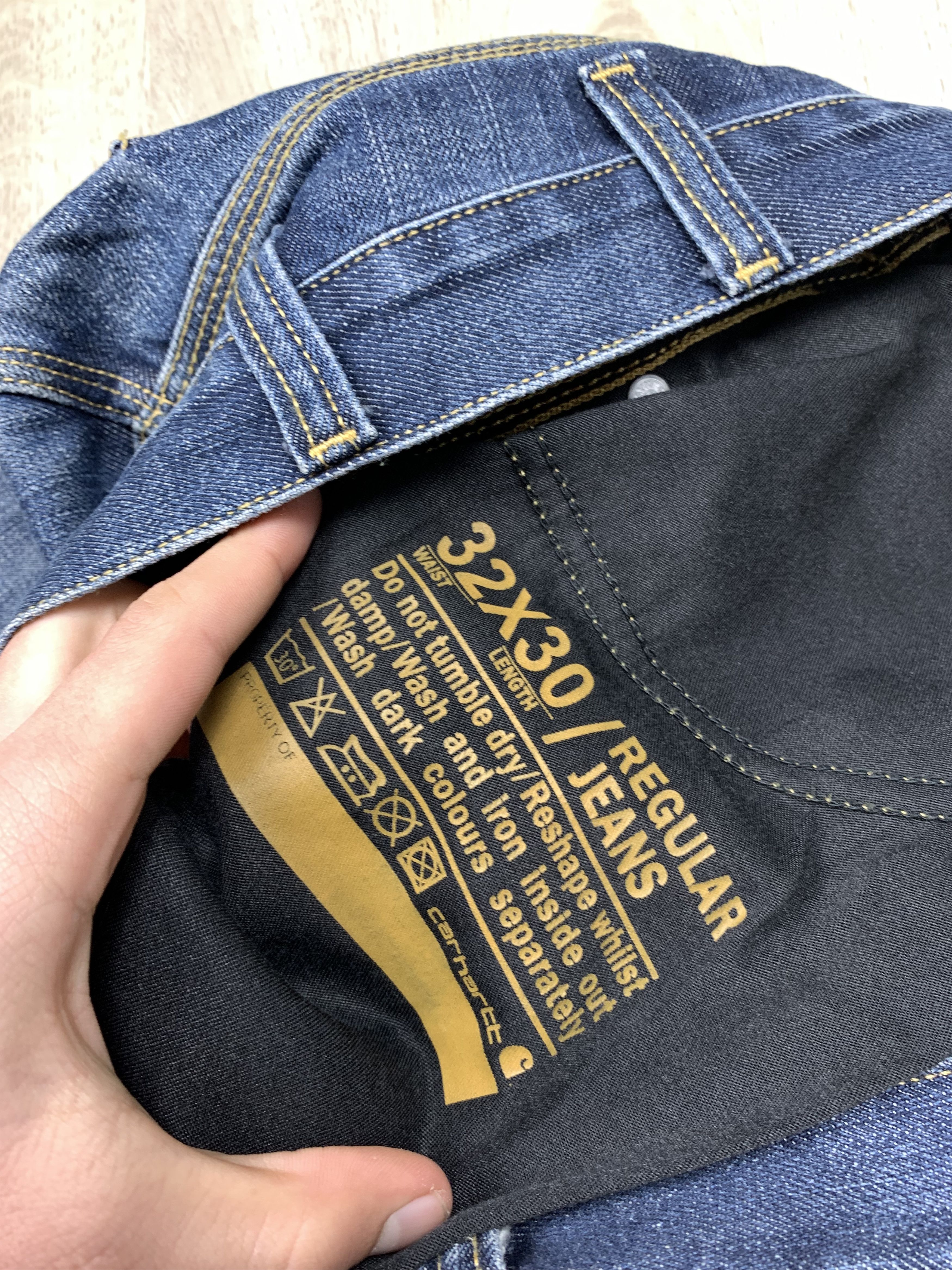 Carhartt Carhartt Vintage Mens Denim Pants Jeans Size US 32 / EU 48 - 8 Thumbnail
