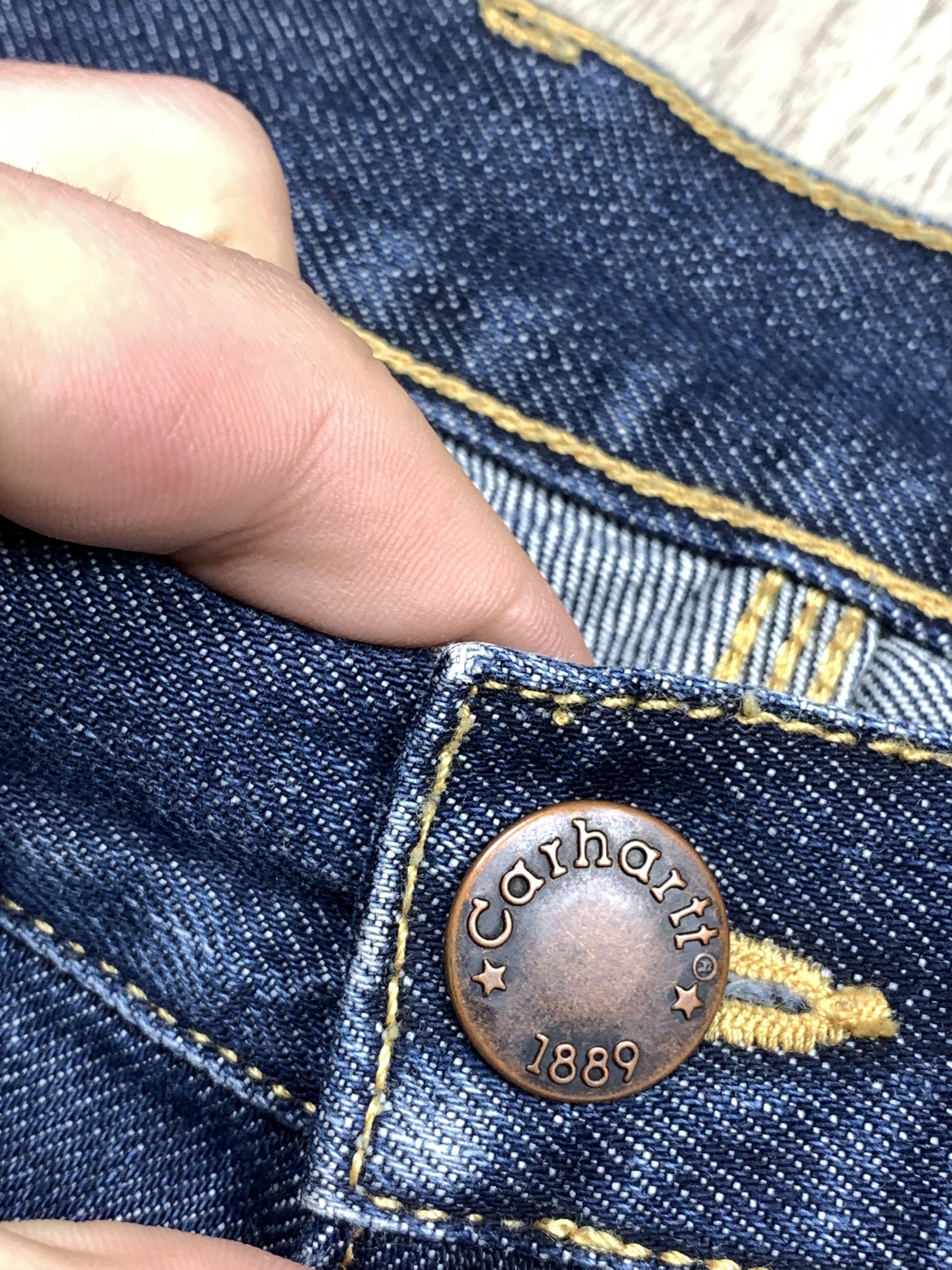 Carhartt Carhartt Vintage Mens Denim Pants Jeans Size US 32 / EU 48 - 7 Thumbnail