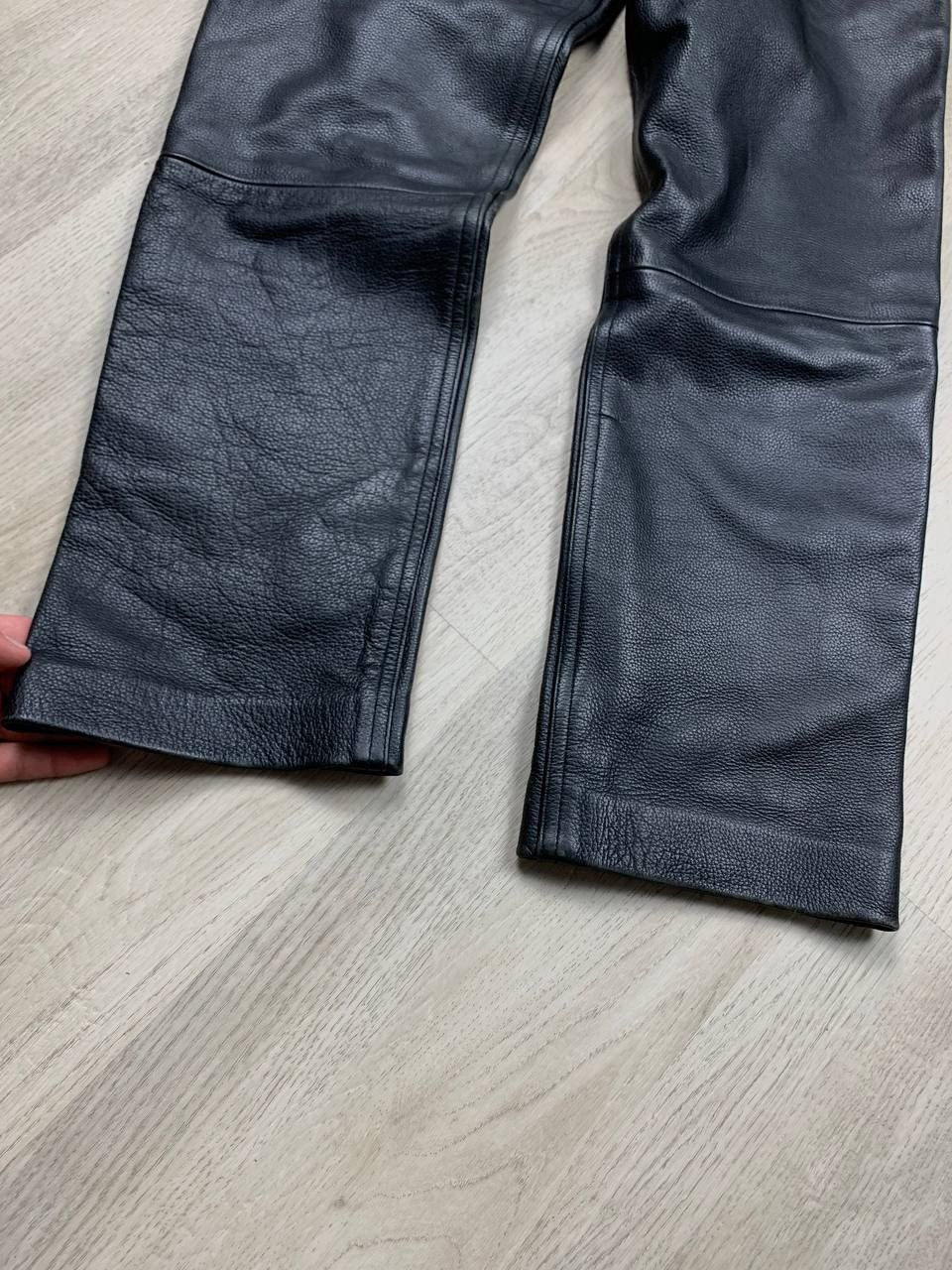 Genuine Leather Vintage Genuine Leather Pants Biker Motorcycle Size US 30 / EU 46 - 4 Thumbnail