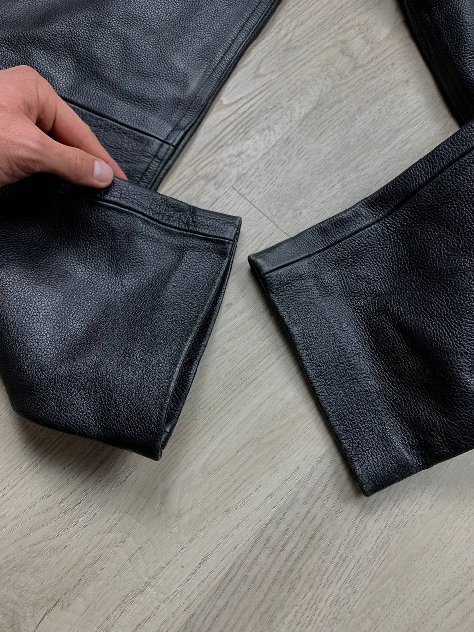 Genuine Leather Vintage Genuine Leather Pants Biker Motorcycle Size US 30 / EU 46 - 7 Thumbnail