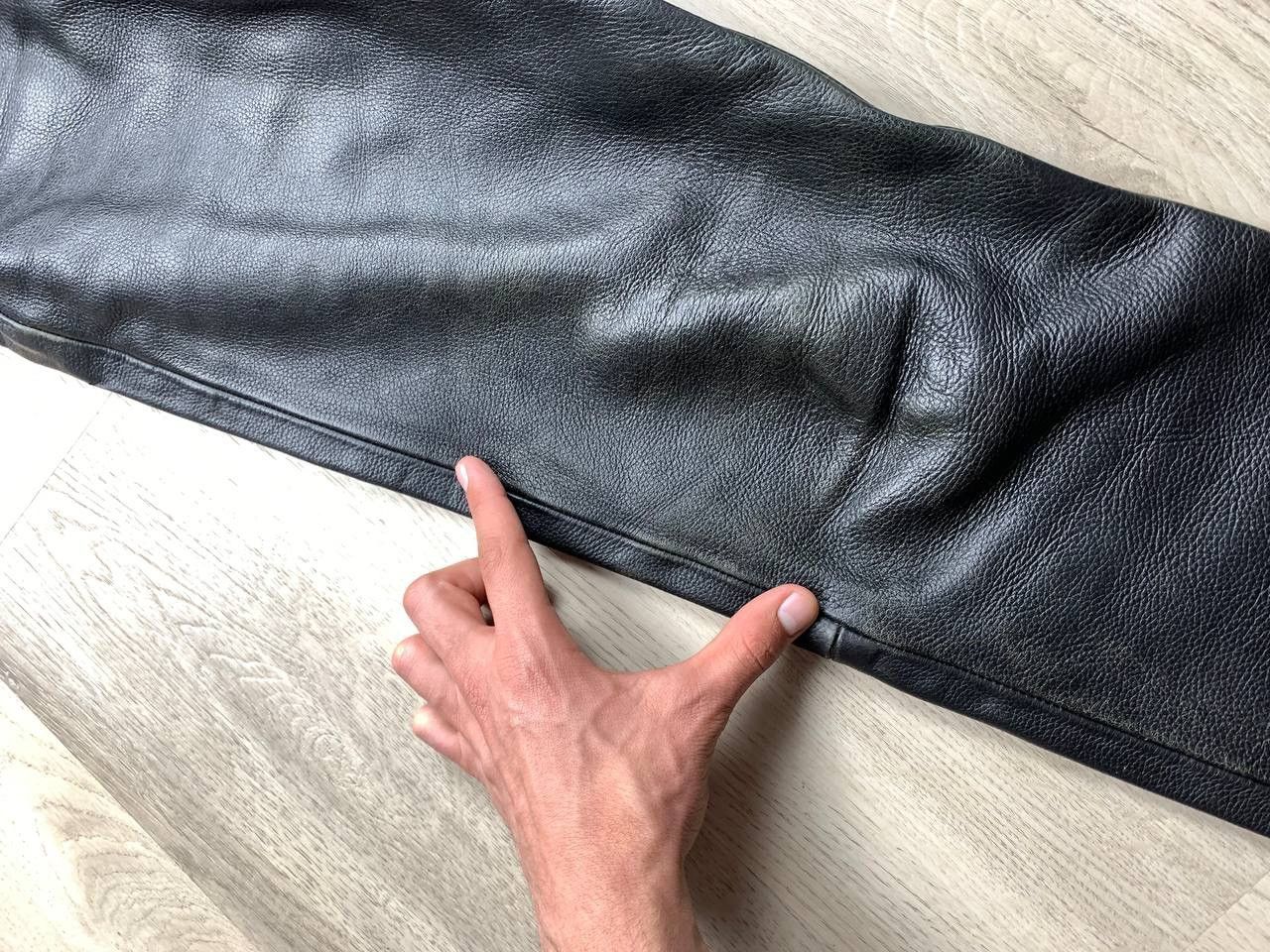 Genuine Leather Vintage Genuine Leather Pants Biker Motorcycle Size US 30 / EU 46 - 11 Thumbnail