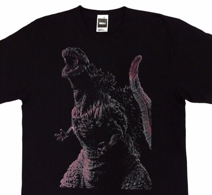 Anime VINTAGE GODZILLA 1st HORROR SCIENCE ACTION MOVIE TSHIRT Size US L / EU 52-54 / 3 - 3 Thumbnail