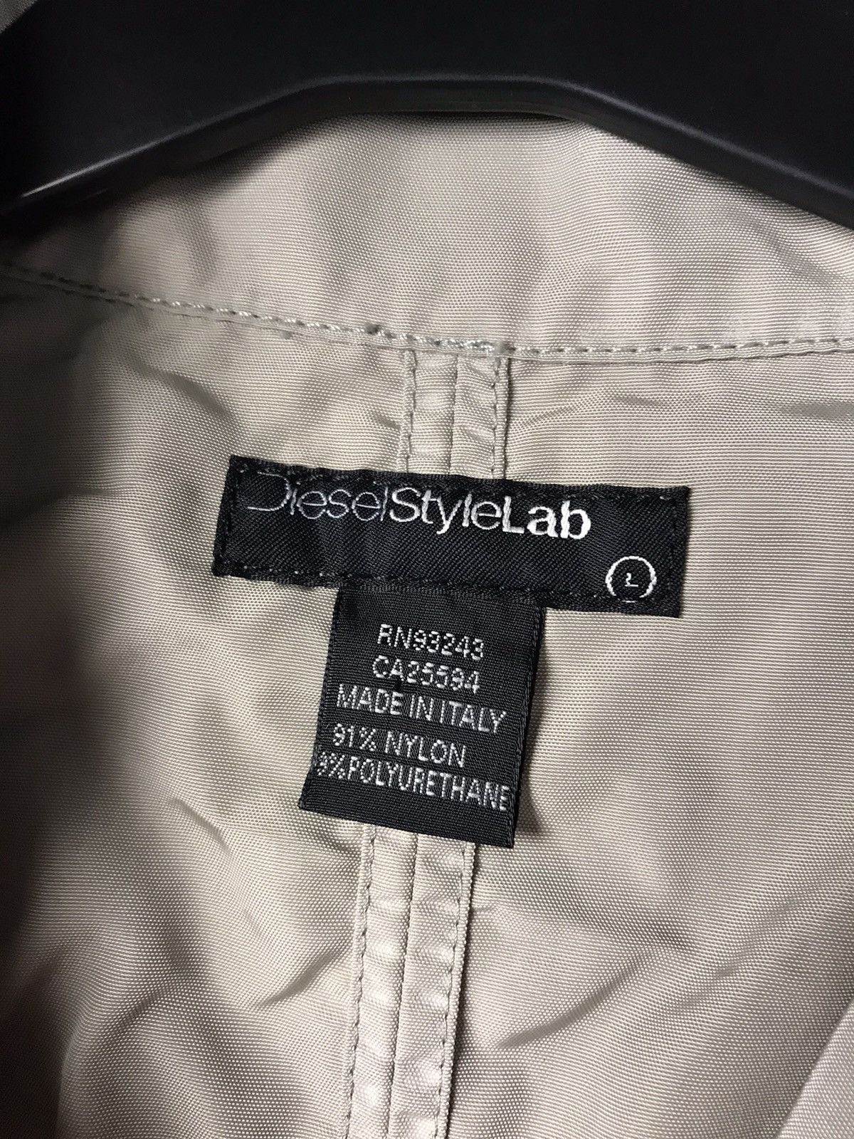 Diesel × Vintage Diesel vintage Bomber Nylon bondage jacket Size L / US 10 / IT 46 - 8 Thumbnail
