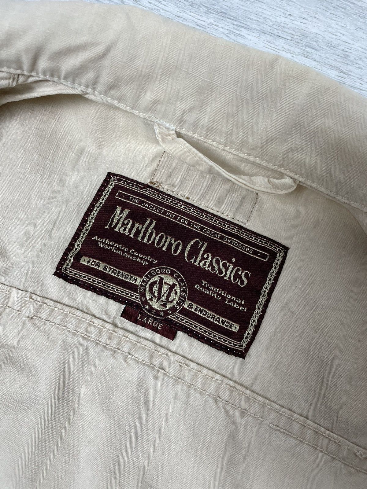 Marlboro × Marlboro Classics × Vintage Marlboro Classic Multi pocket Light Jacket vintage Size US L / EU 52-54 / 3 - 19 Thumbnail