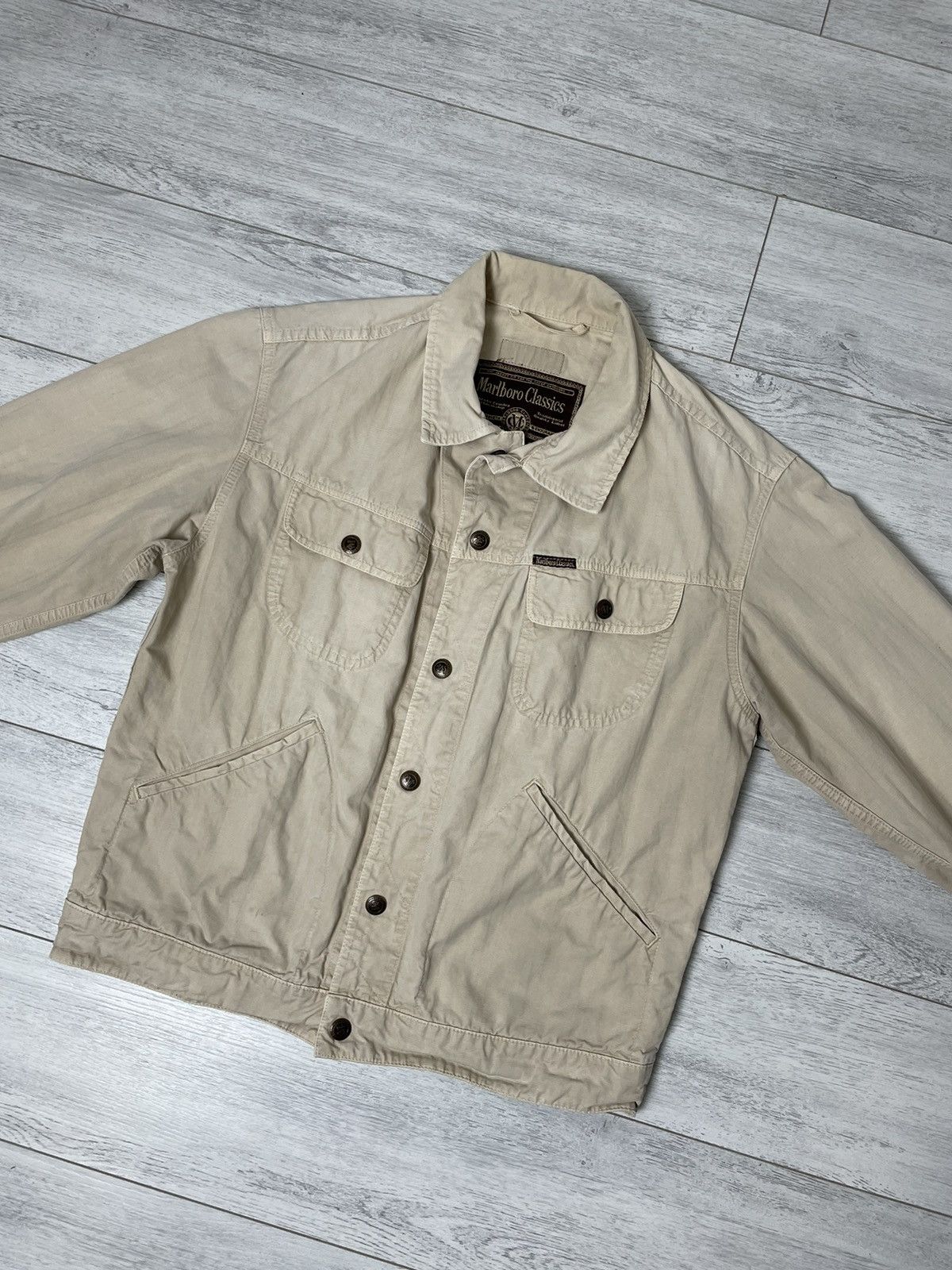 Marlboro × Marlboro Classics × Vintage Marlboro Classic Multi pocket Light Jacket vintage Size US L / EU 52-54 / 3 - 4 Thumbnail
