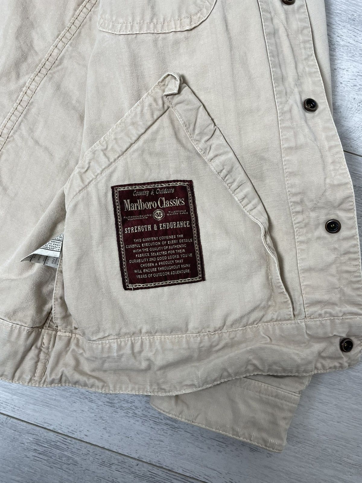 Marlboro × Marlboro Classics × Vintage Marlboro Classic Multi pocket Light Jacket vintage Size US L / EU 52-54 / 3 - 15 Thumbnail